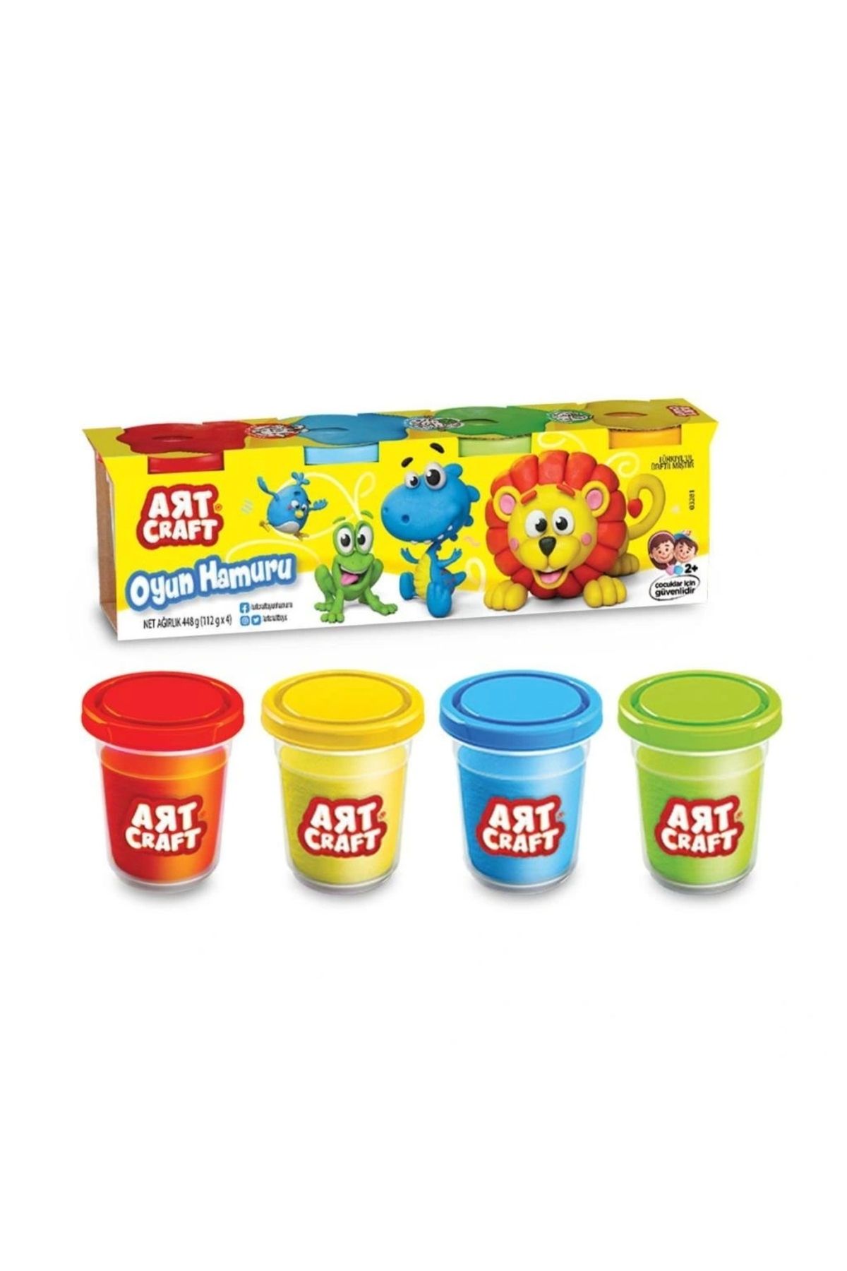 OurStyles 03281 Art Craft 4lü OYUN HAMURU / 488 gr