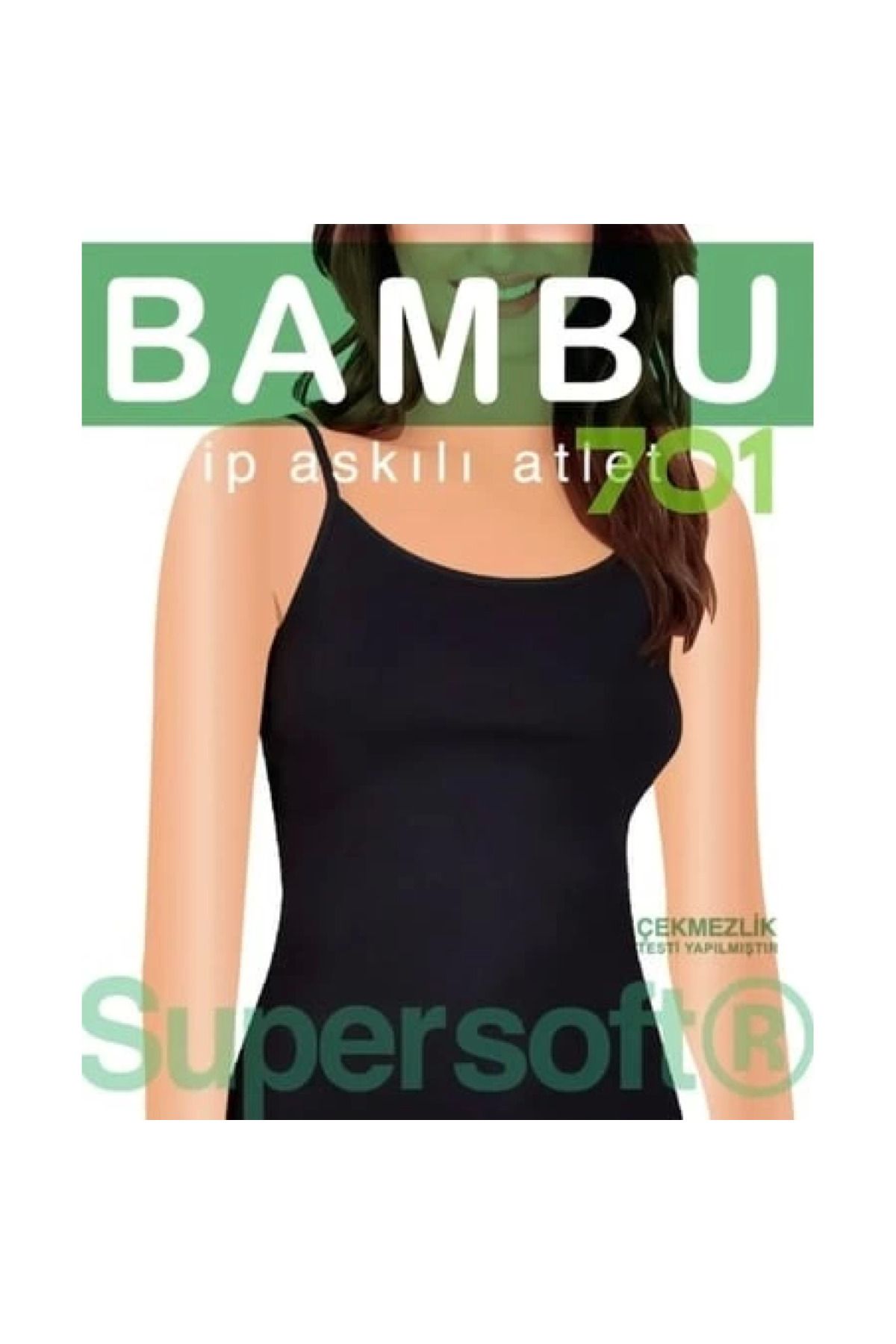 Narnuga Star 701 Bambu İp Askılı Atlet