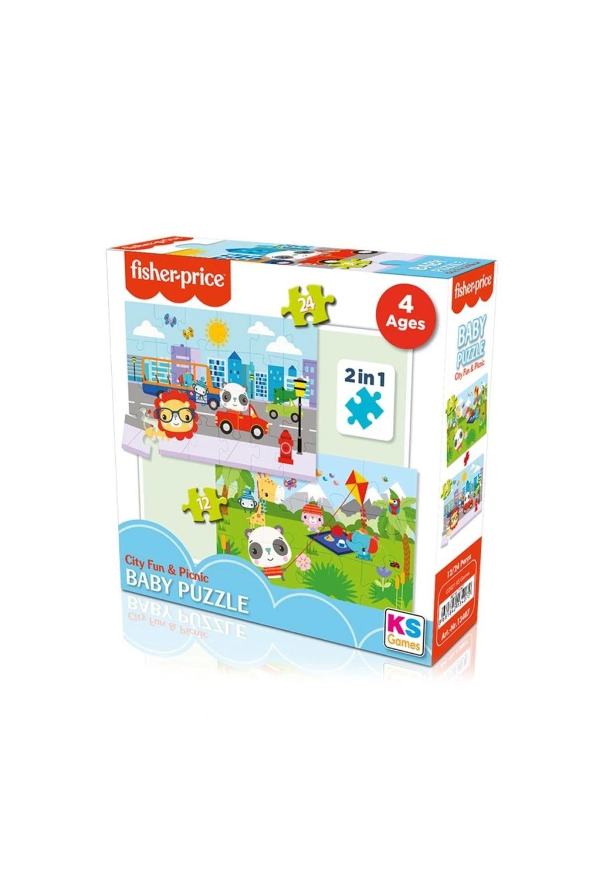 OurStyles Fp 13407 Baby Puzzle City Fun Picnic 2In1 - Şık Ve Zarif Tasarım