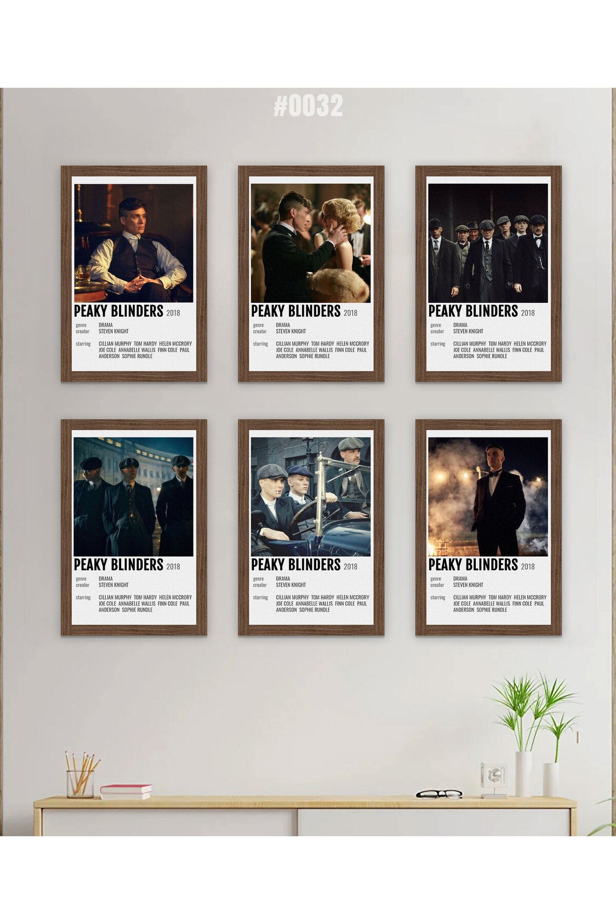 Plexit Peaky Blinders Baskılı Ahşap Mdf Tablo