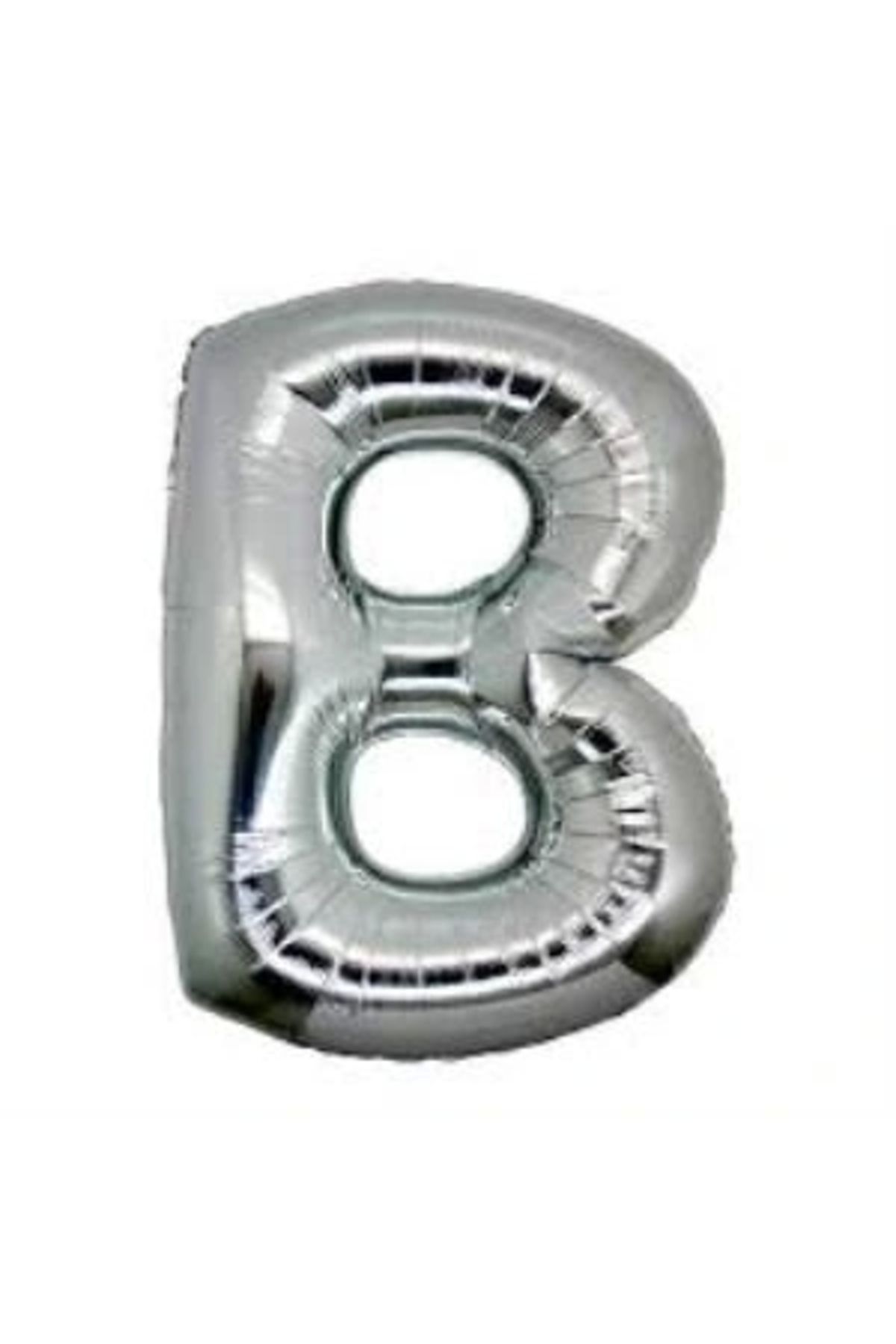 OurStyles B Harf Folyo Balon Gümüş Renk 40 inç