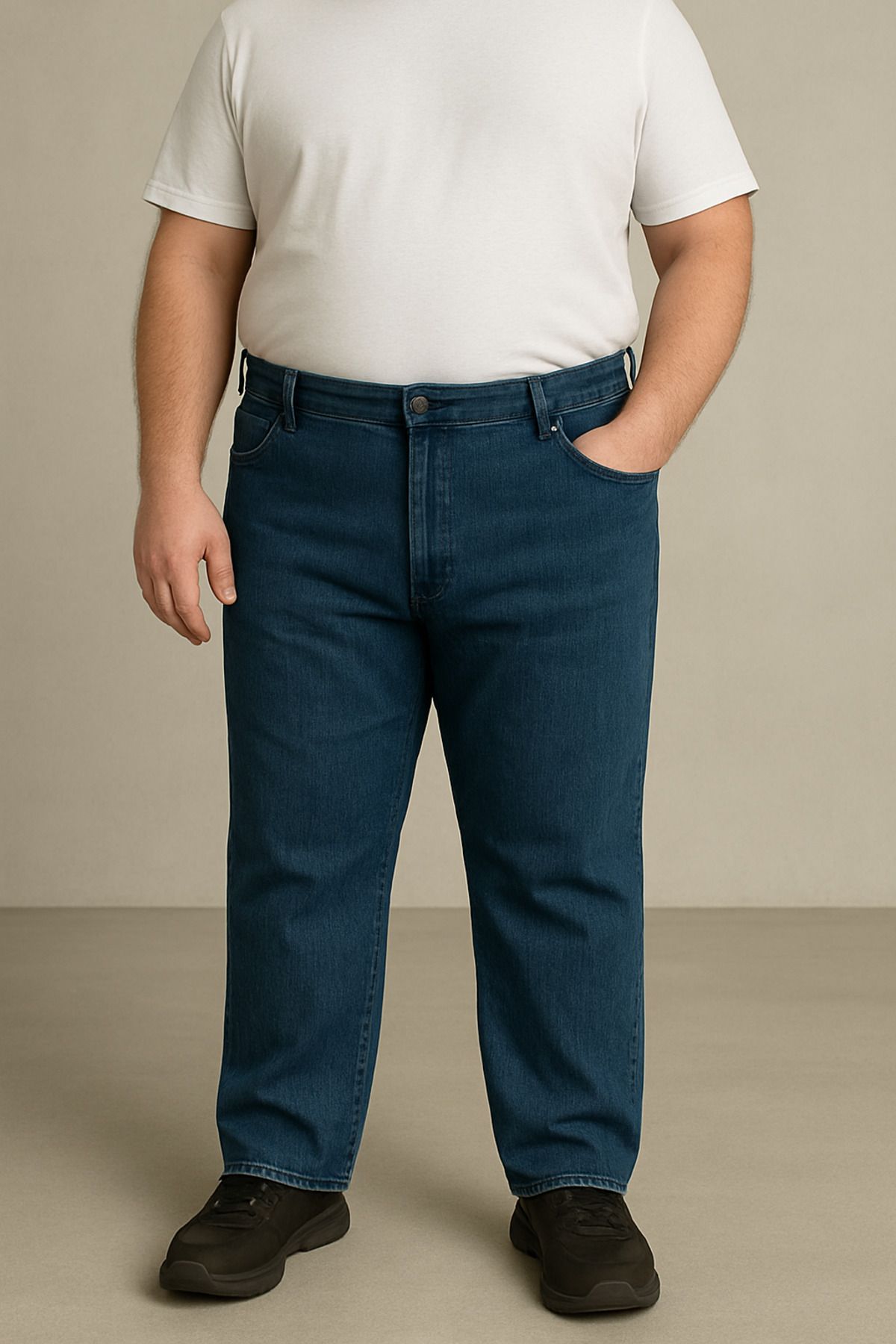 Sete Jeans Büyük Beden Mavi Pantolon