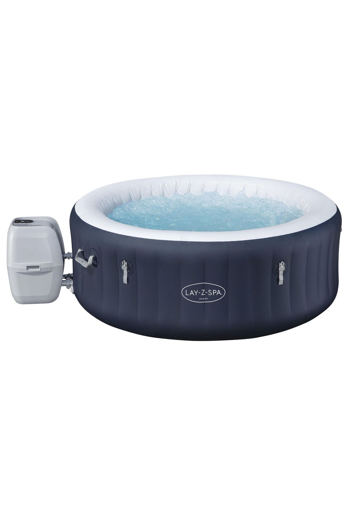 BESTWAY Lay-Z-Spa® Miami AirJet™ 6001C Enerji Tasarruflu Şişme Spa Havuzu, 2-4 kişilik