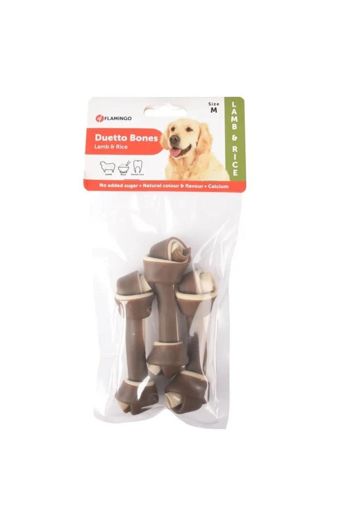 FLAMINGOO Flamingo Duetto Kemik Kuzulu Köpek Ödül Maması 3'lü M