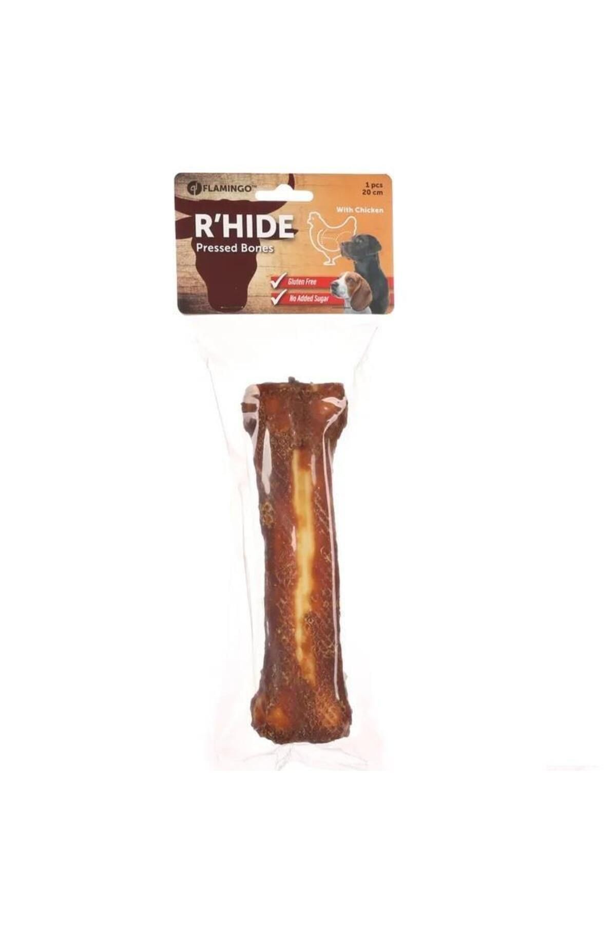FLAMINGOO Flamingo Rhide Tavuk Sargılı Kemik Köpek Ödül Maması 20 Cm 210 Gr