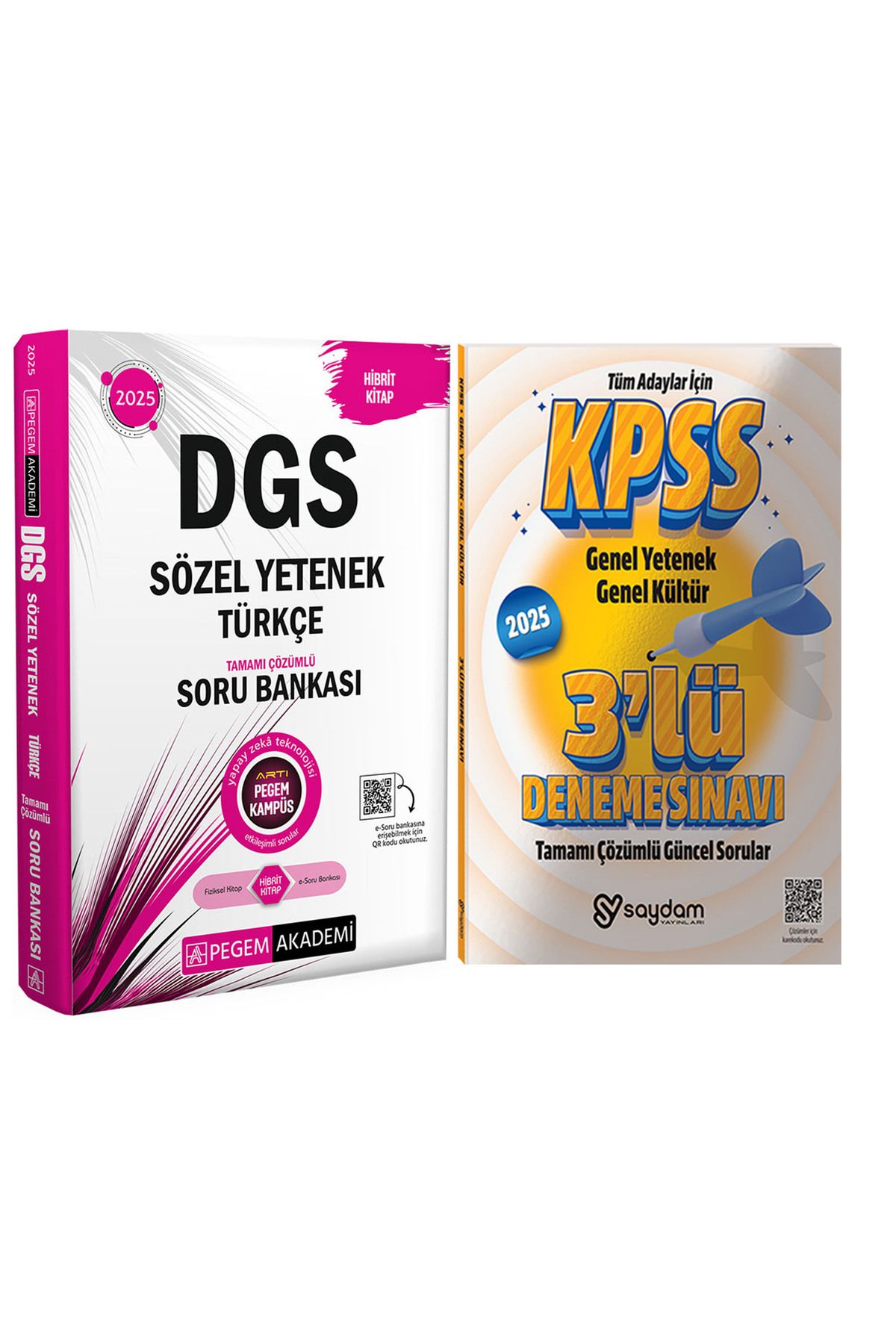 Pegem Akademi Yayıncılık 2025 DGS Türkçe Sözel Mantık Tamamı Çözümlü Soru Bankası(232 sayfa,536 soru)-3 Deneme Hediye