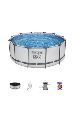 Bestway ® 56420 Steel Pro Max™ Yer Üstü Prefabrik Havuz Seti 3,66 M X 1,22 M