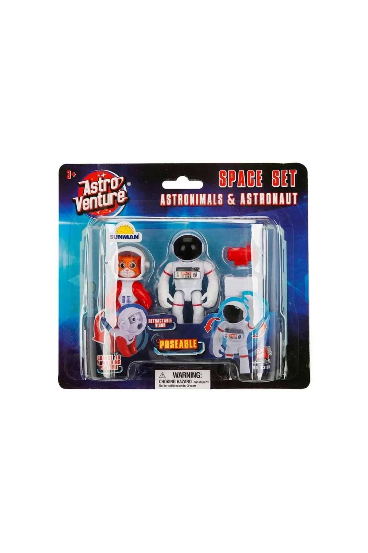 OurStyles Astro Venture Astronimals & Astronaut Uzay Seti