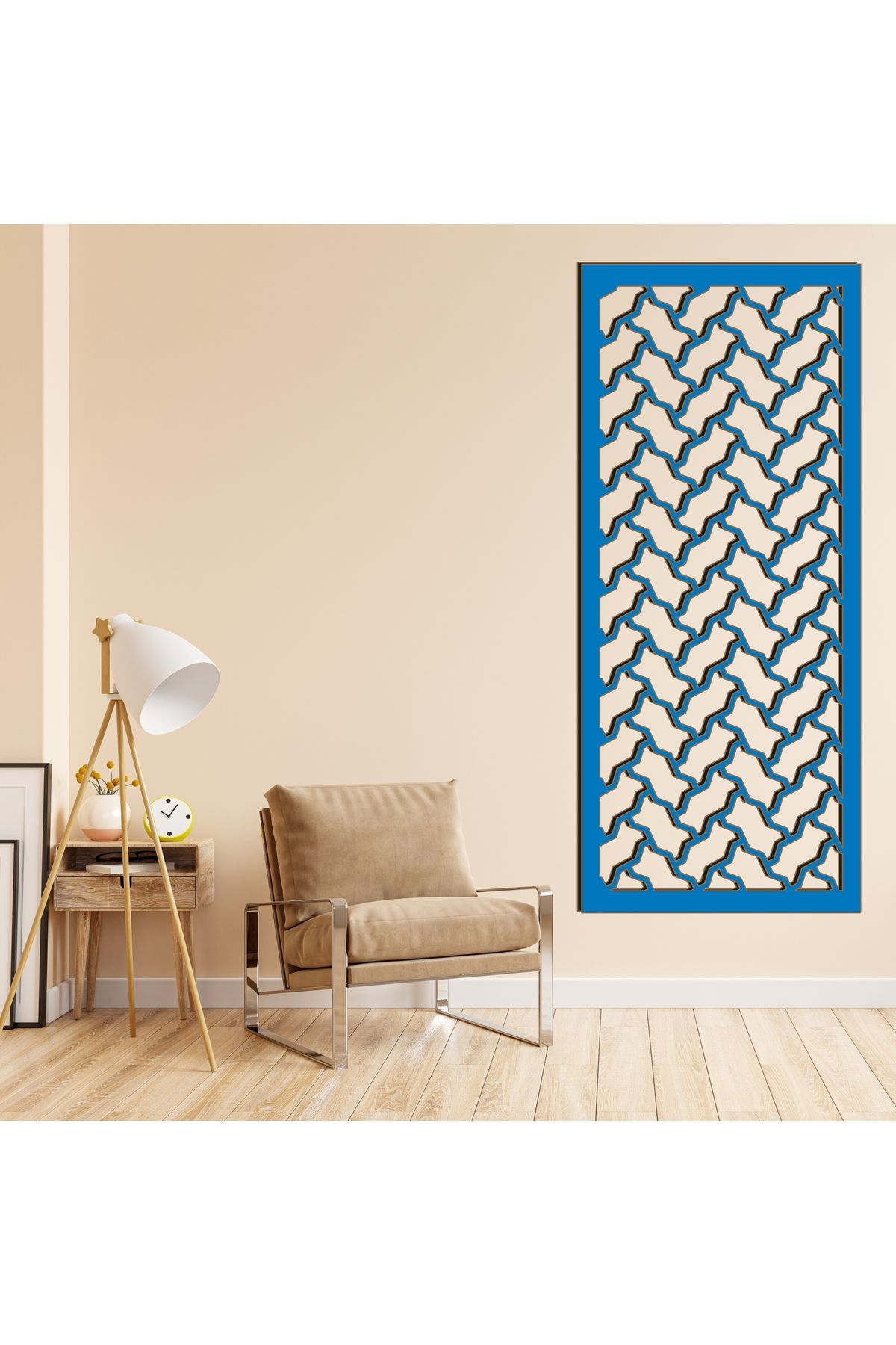 Grand Fine Art Çerçeve Görünümlü Renkli MDF Panel Tablo