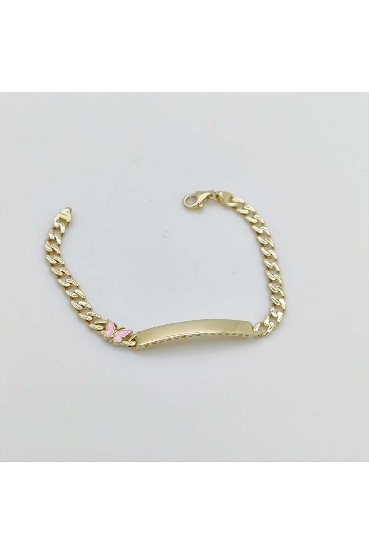 byBurak GOLD Kelebekli Çocuk Künye – BLK0945