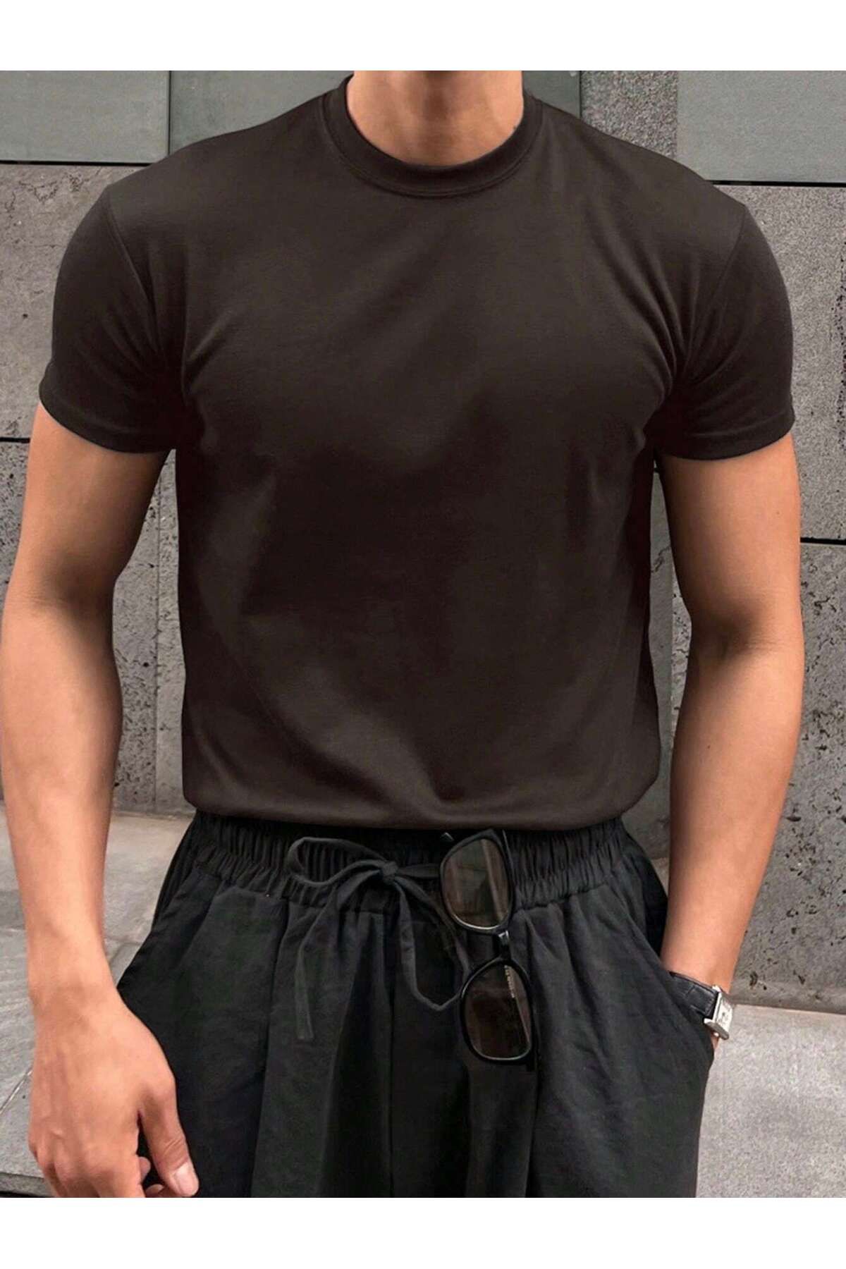 Gollinger Erkek Sıfır Yaka Basic T-shirt