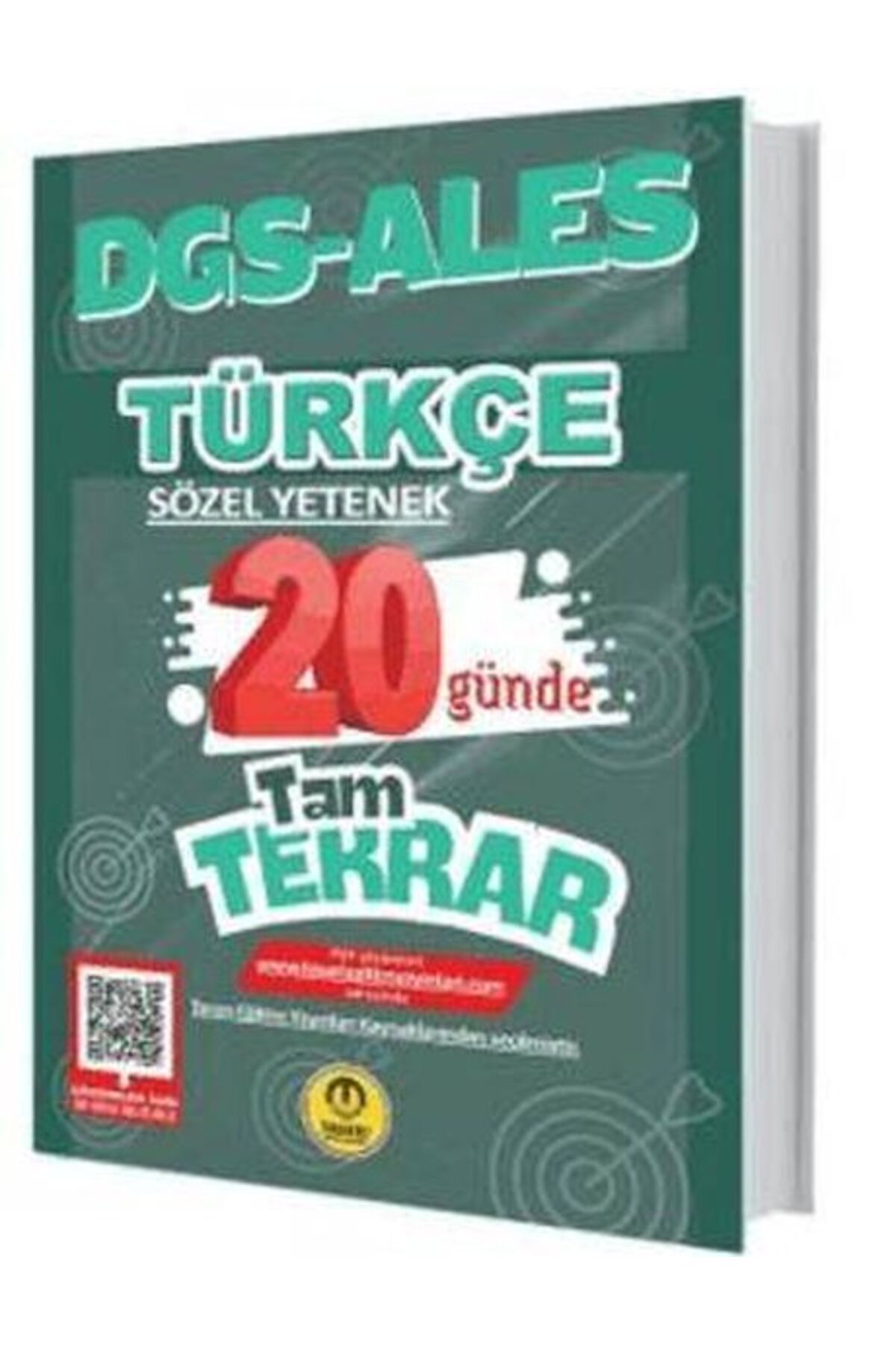 Destek Yayınları Tasarı DGS ALES Türkçe 20 Günde Tam Tekrar Soru Bankası
