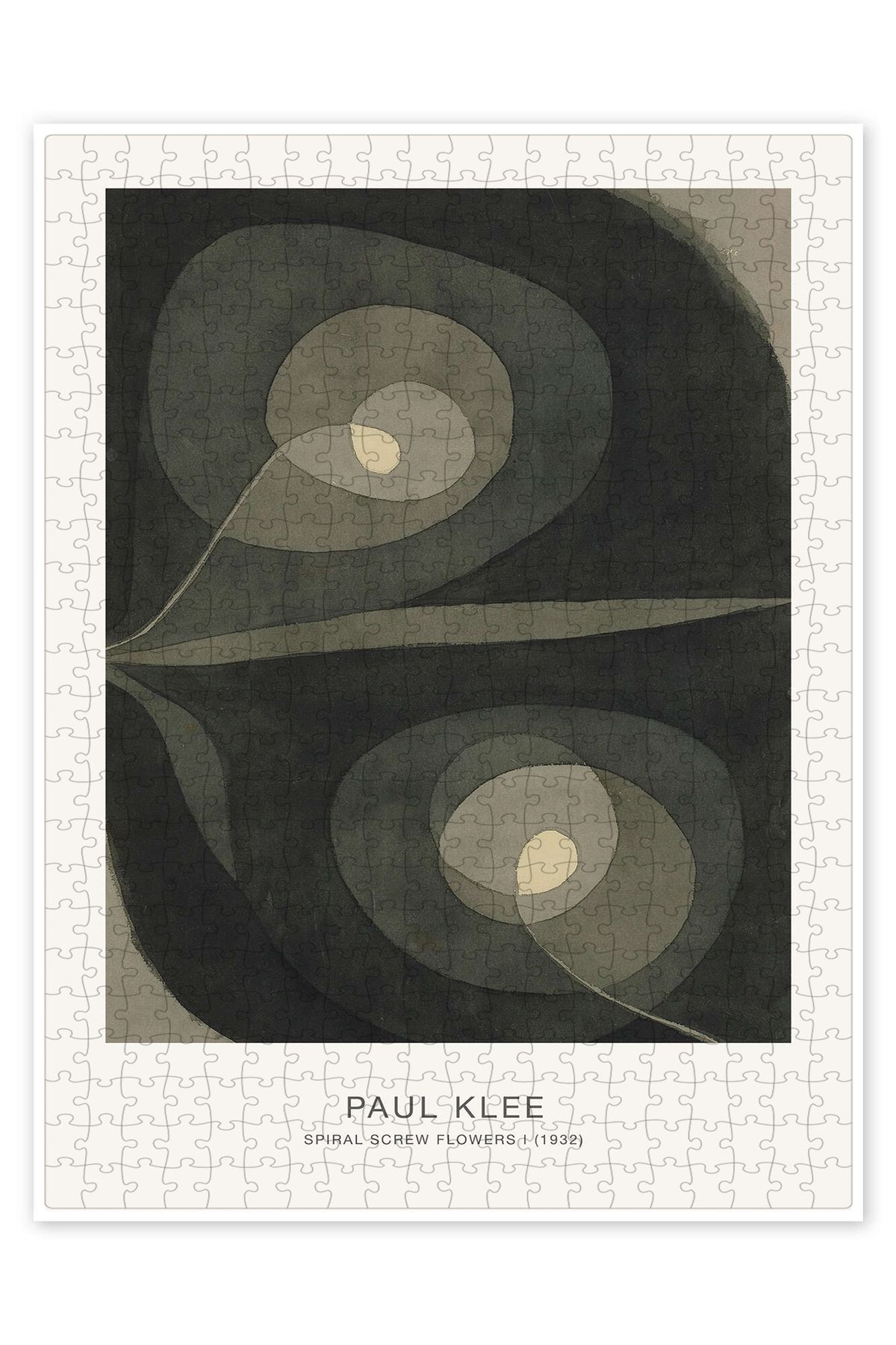 Jeronkarji Spiral Vida Çiçekler I, 1932 500 Parça Puzzle Yapboz Bohem Soyut Sanat Temalı