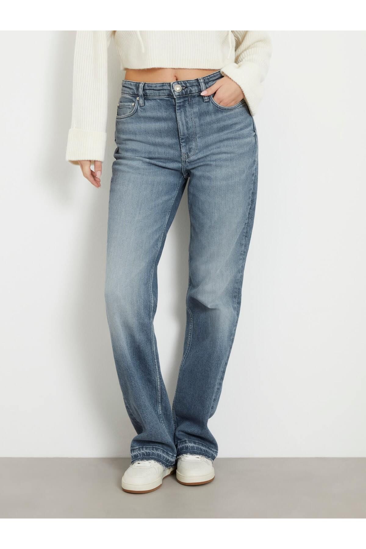 Guess 80S Kadın Palazzo Fit Jean