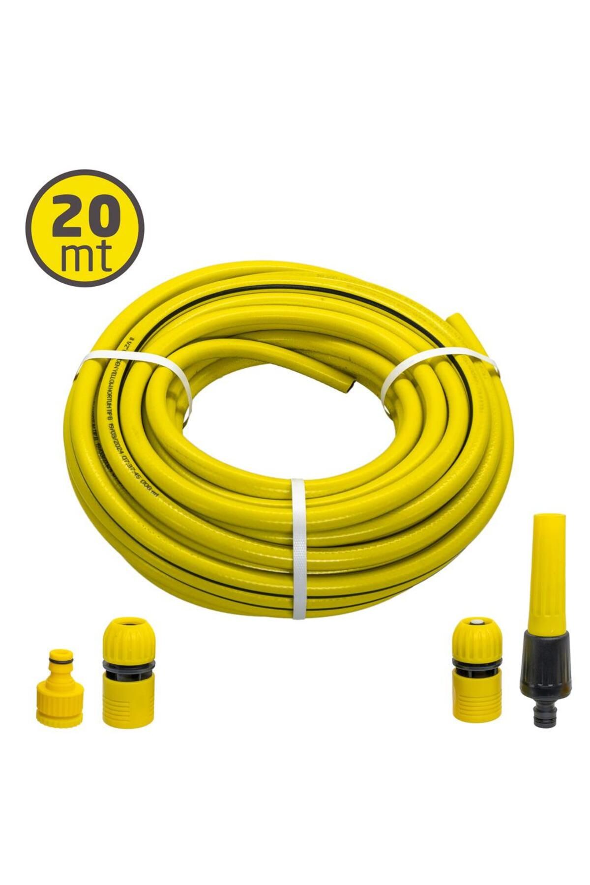Titi 6358 Garden Kit 1/2" (12.5mm) PVC Bahçe Hortumu 20 mt
