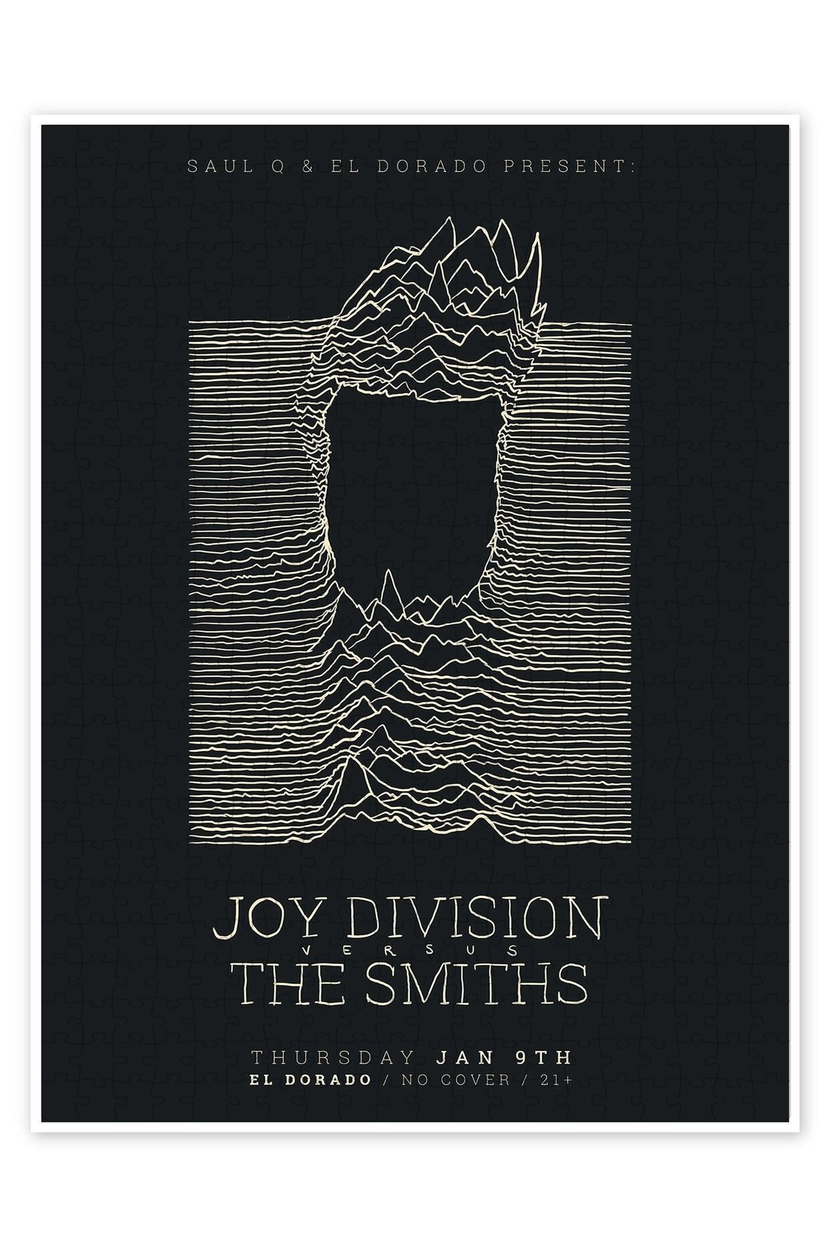 Jeronkarji Joy Divison Vs. The Smiths 500 Parça Puzzle Yapboz Klasik Film Temalı