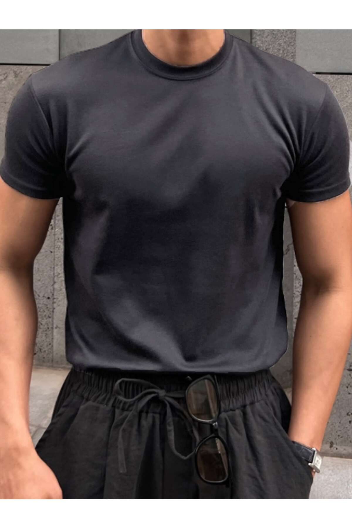 Gollinger Erkek Sıfır Yaka Basic T-shirt