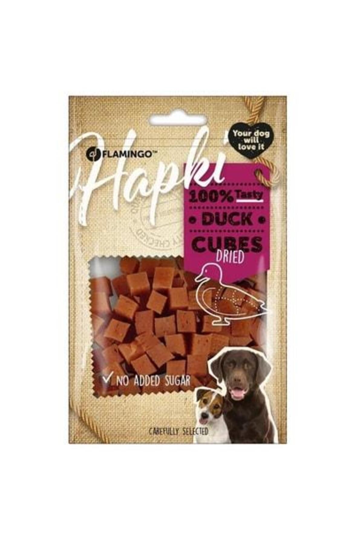 FLAMINGOO Flamingo Hapki Ördekli Küp Köpek Ödül Maması 85 Gr
