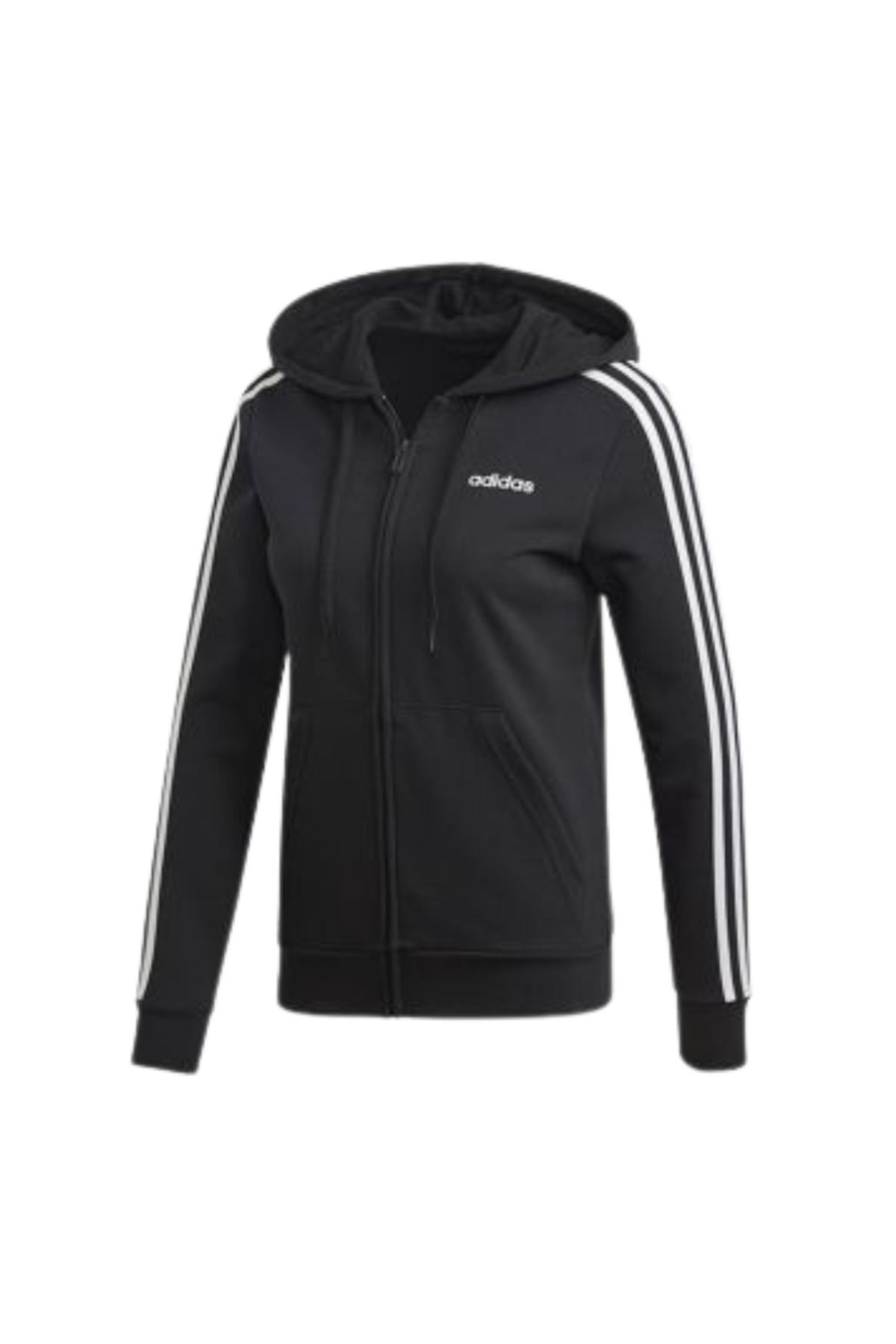 adidas-Felpa Ft Fz C/Capp Ess 3S 1