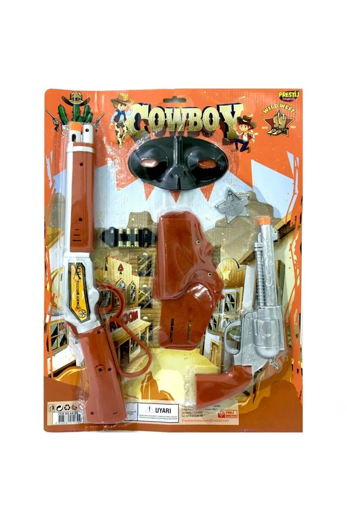 OurStyles Cowboy Kılıflı Kartela Kovboy Seti