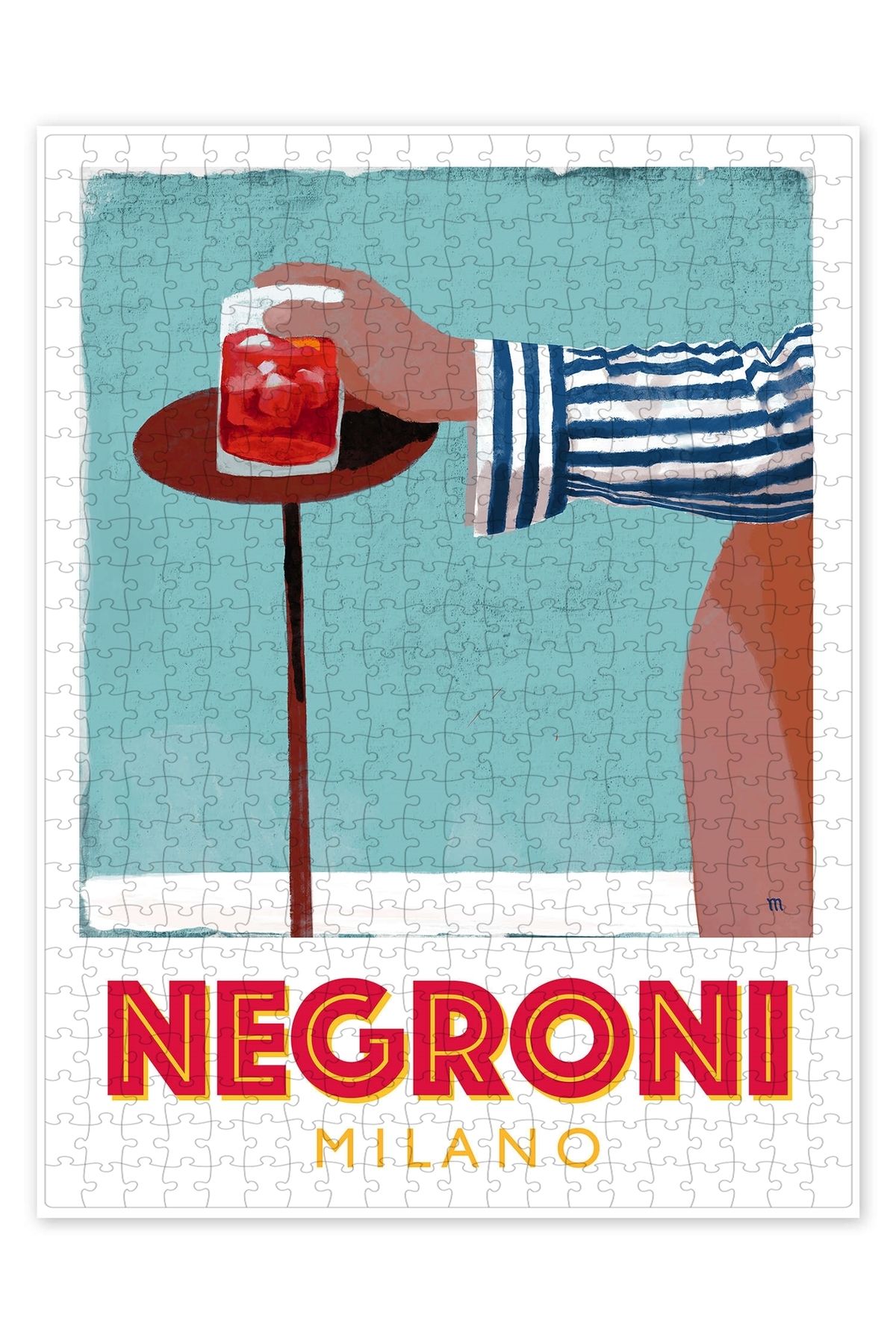 Jeronkarji Negroni Milano 500 Parça Puzzle Yapboz Mutfak Temalı Yetişkinler için