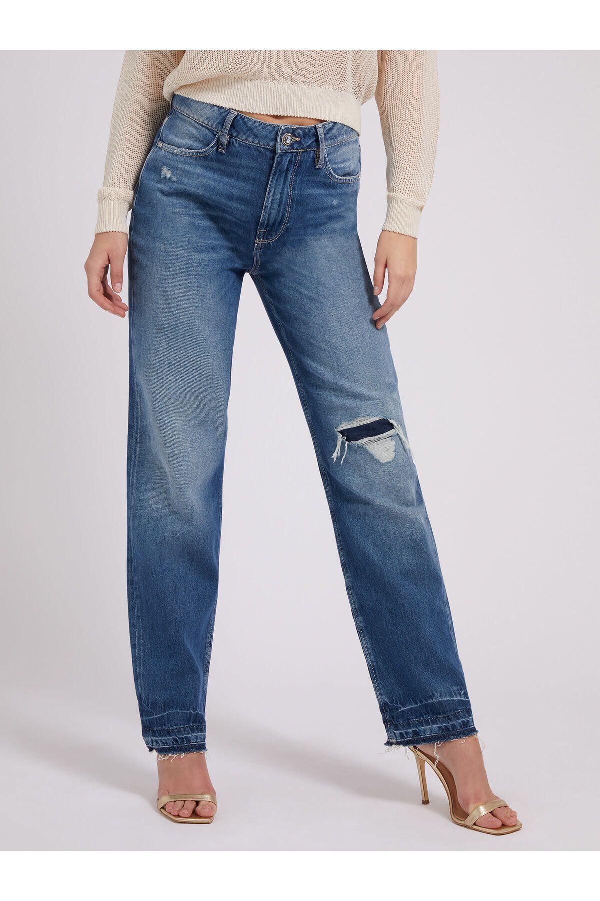 Guess Hollywood Kadın Relaxed Fit Jean