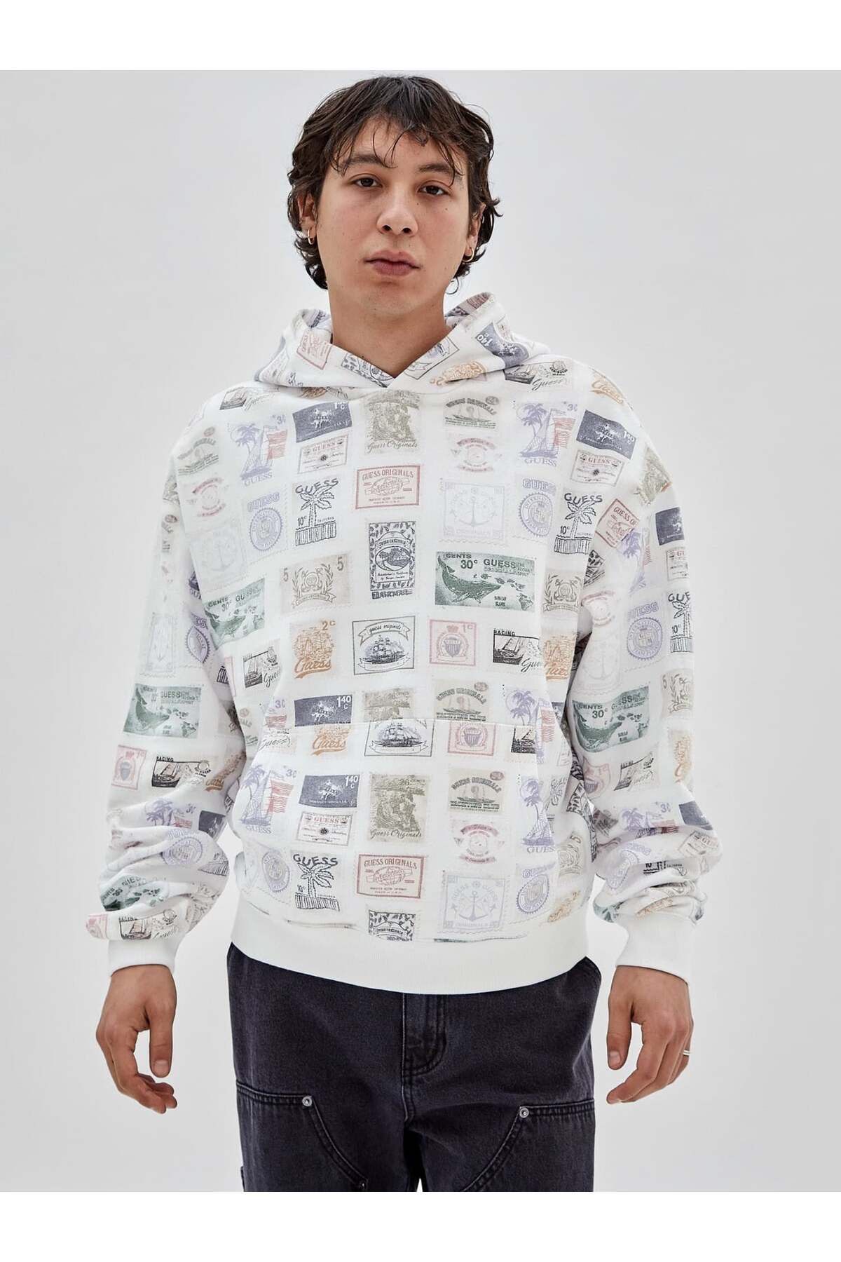 Guess Go Stamped Erkek Sweatshirt