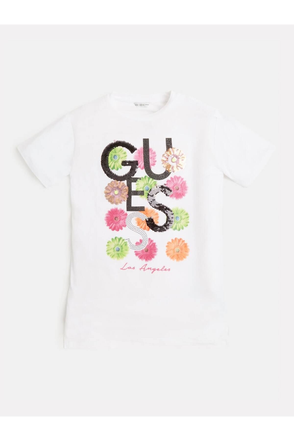 Guess Glitter Çocuk/Kız T-Shirt