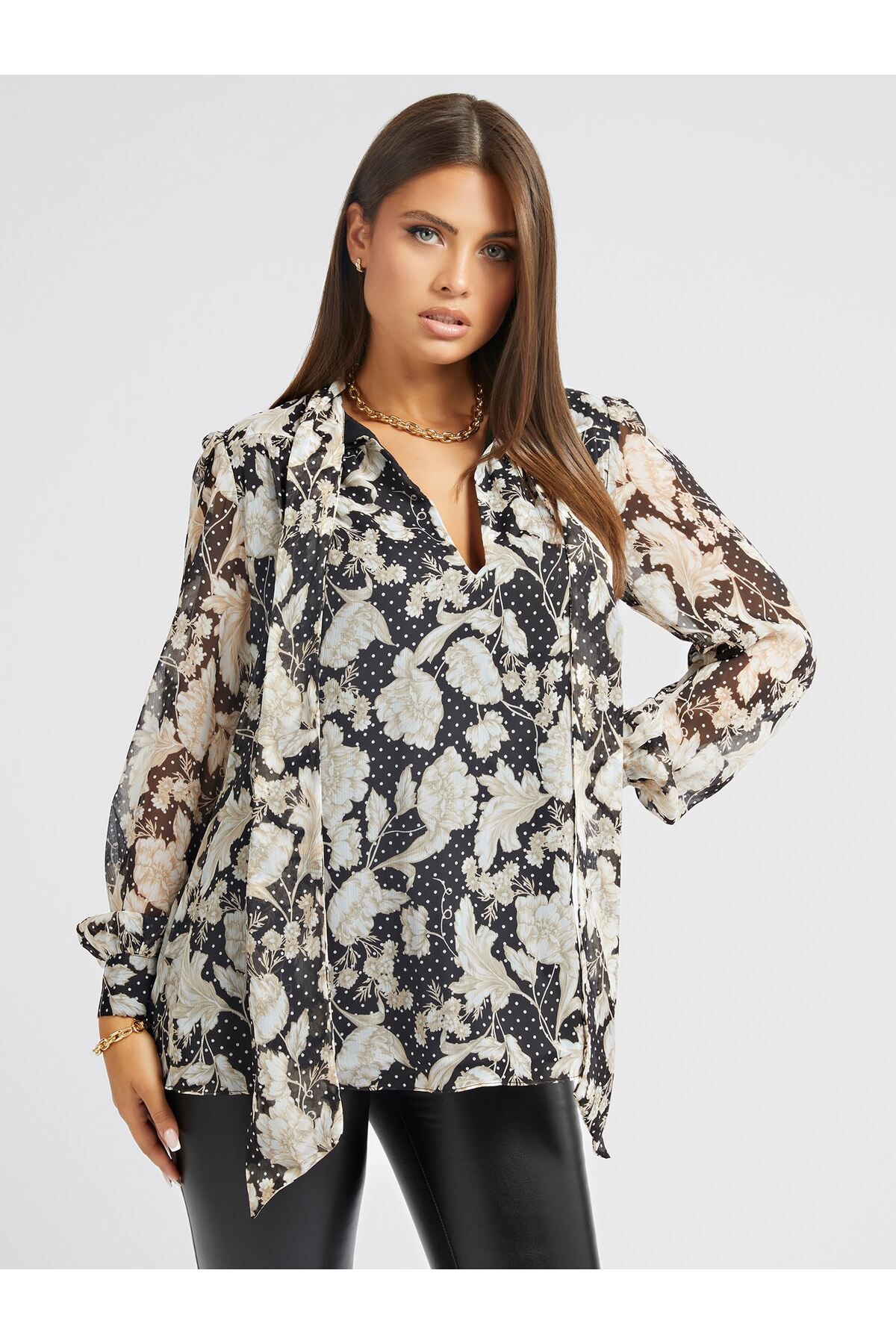 Guess Ls Nadine Kadın Bluz