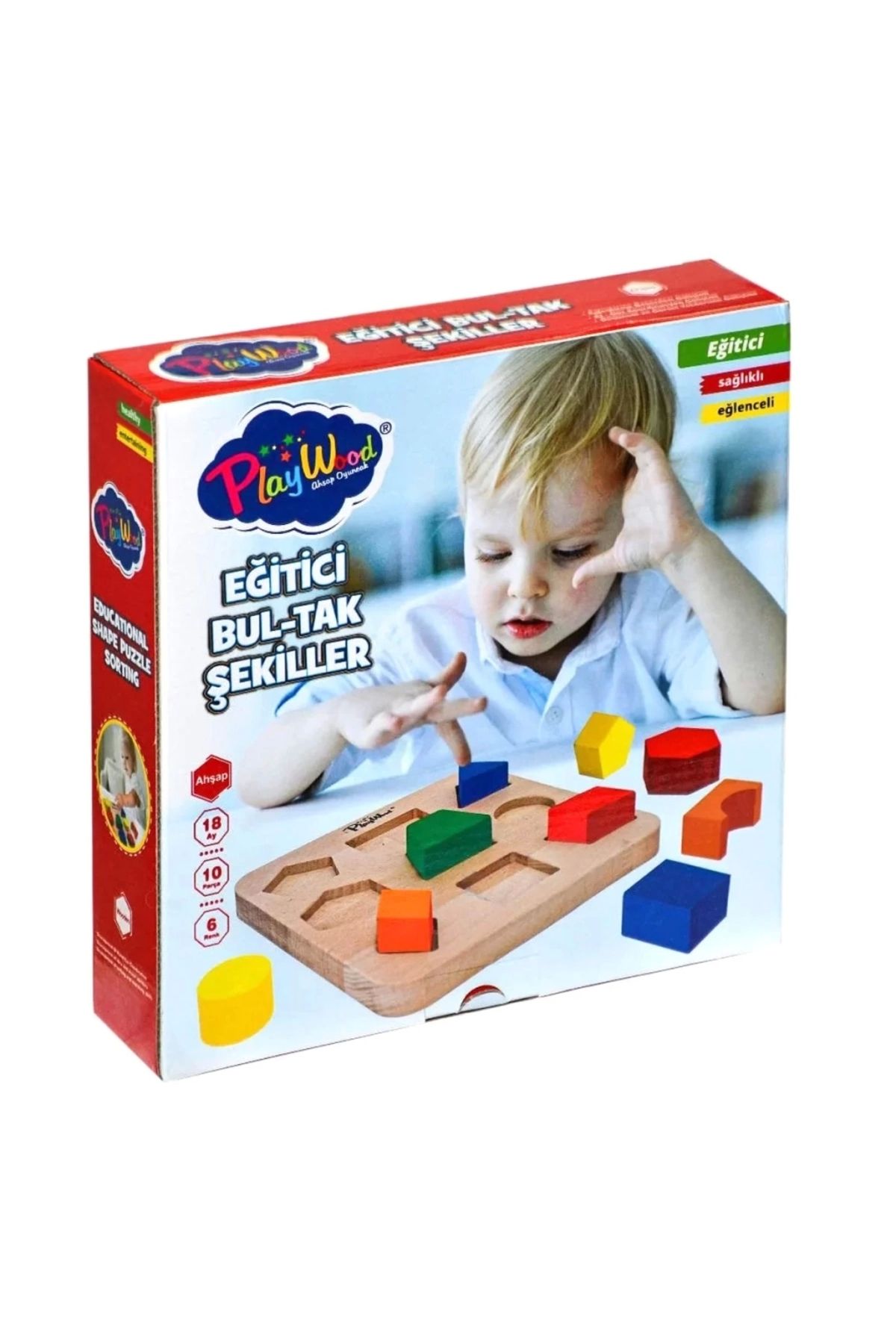 OurStyles Playwood Ahşap Eğitici Bultak Şekiller