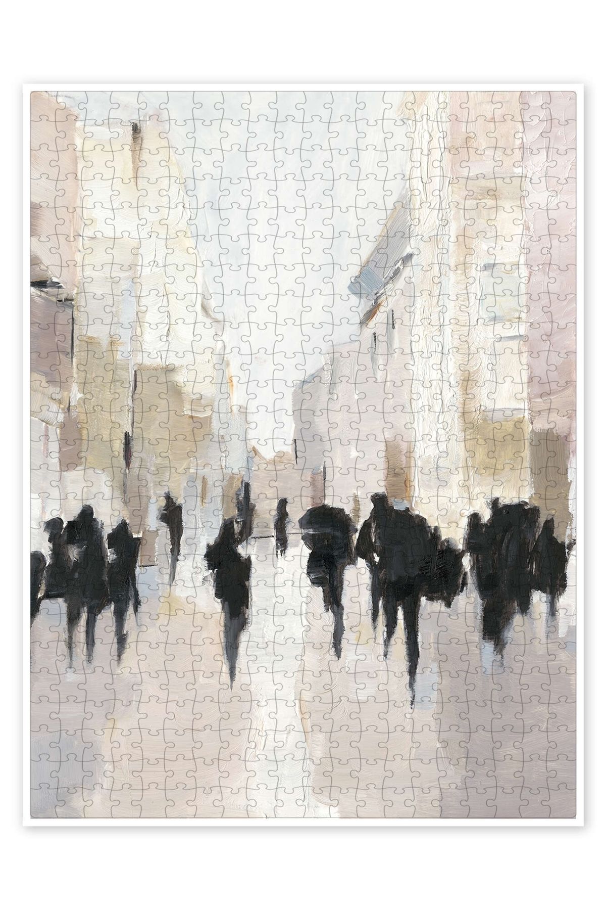 Jeronkarji Geçen Yağmur 500 Parça Puzzle Yapboz Bohem Soyut Sanat Temalı