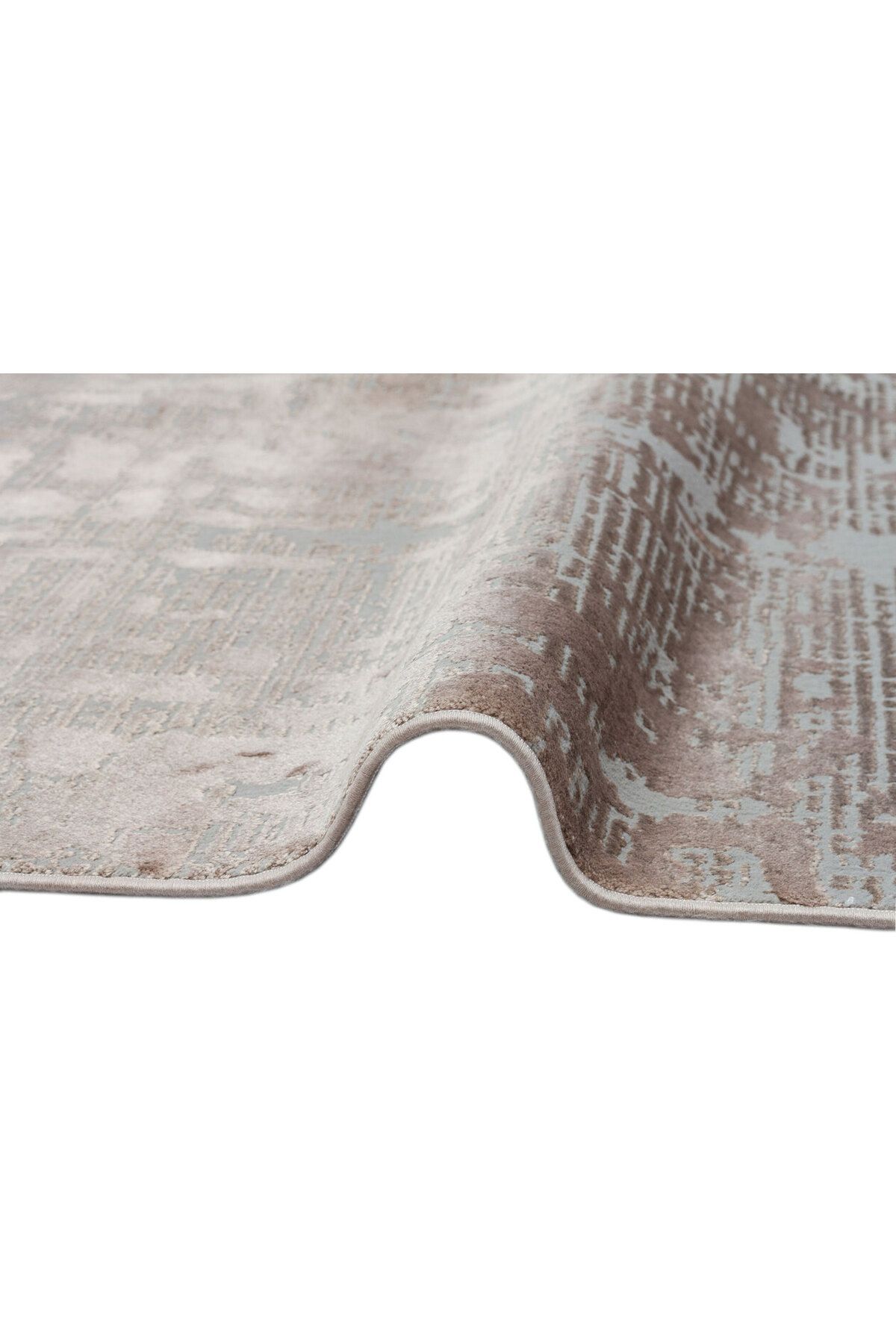 Eko Halı VRD 03 VIZON - VERONA DYED - Yüksek Alçak Oymalı Modern İnce Makine Halısı