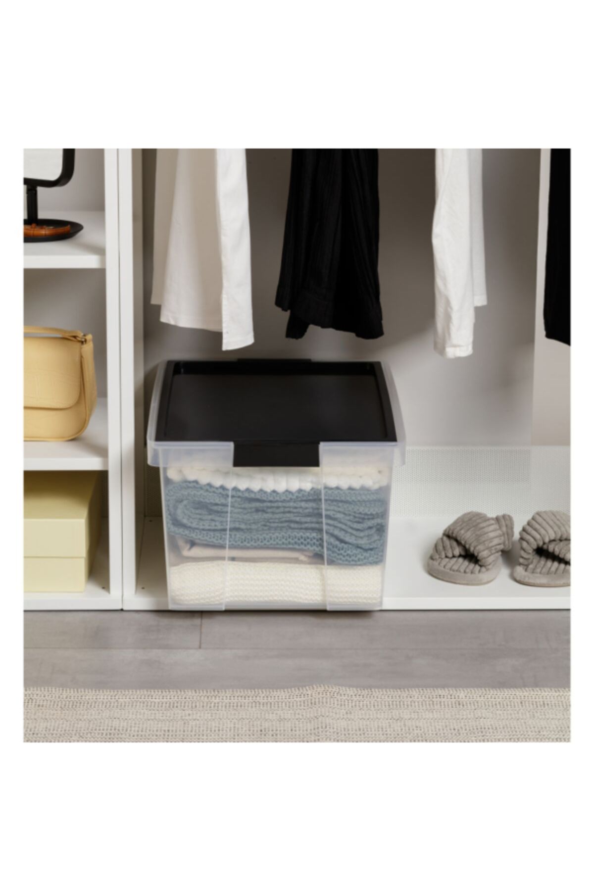 Tatay-Hinged Handle Multipurpose Stackable Storage Box with Lid 35 Liter 2