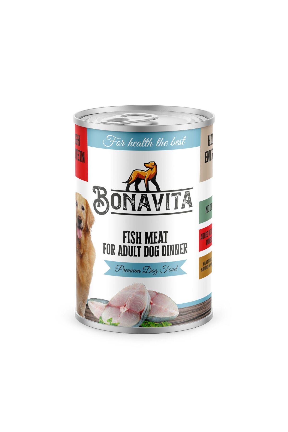 bonavitaa BONAVİTA BALIK ETLİ YETİŞKİN KÖPEK MAMASI 36 ADET