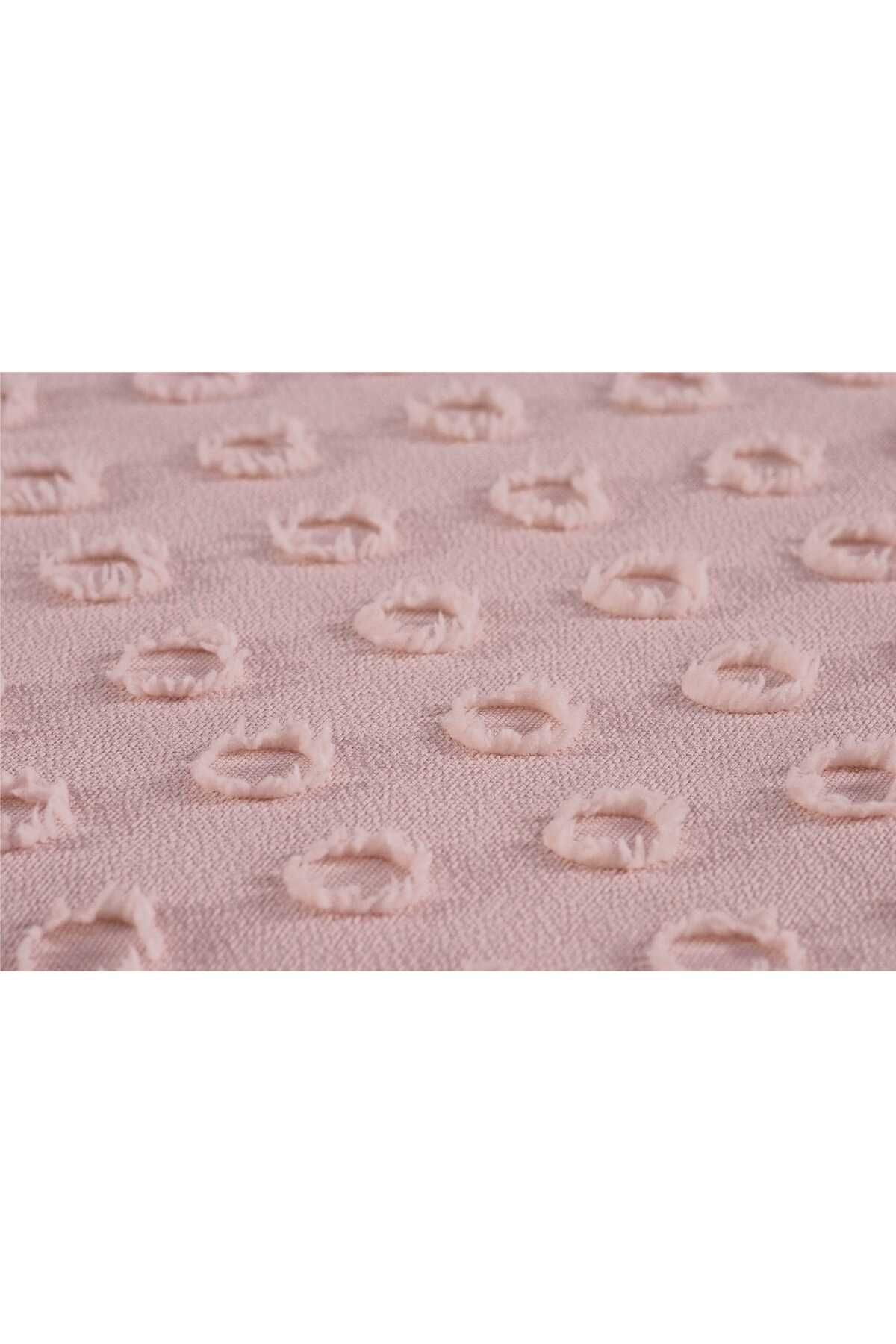 diabella-Pompom Patterned 2 Piece Single Bedspread 2