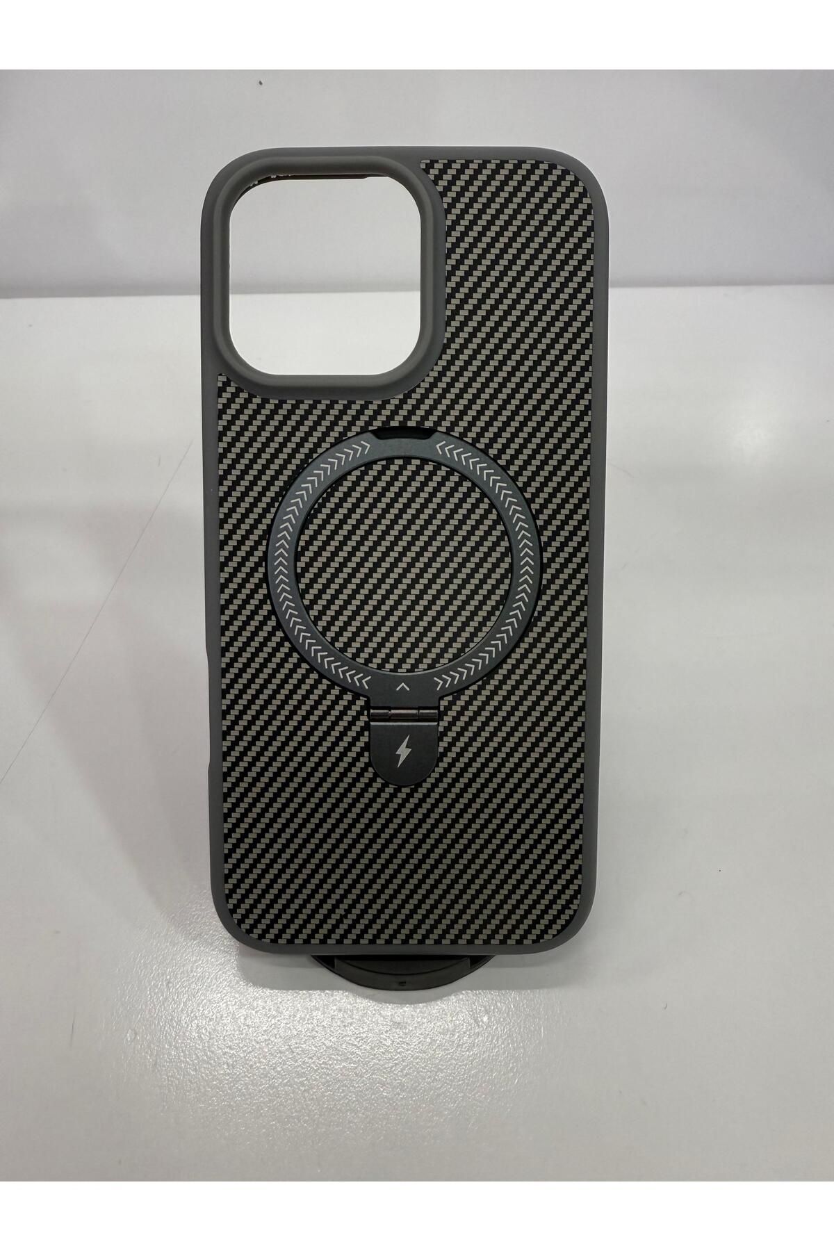İnci İphone 16 pro max karbon telefon kılıfı