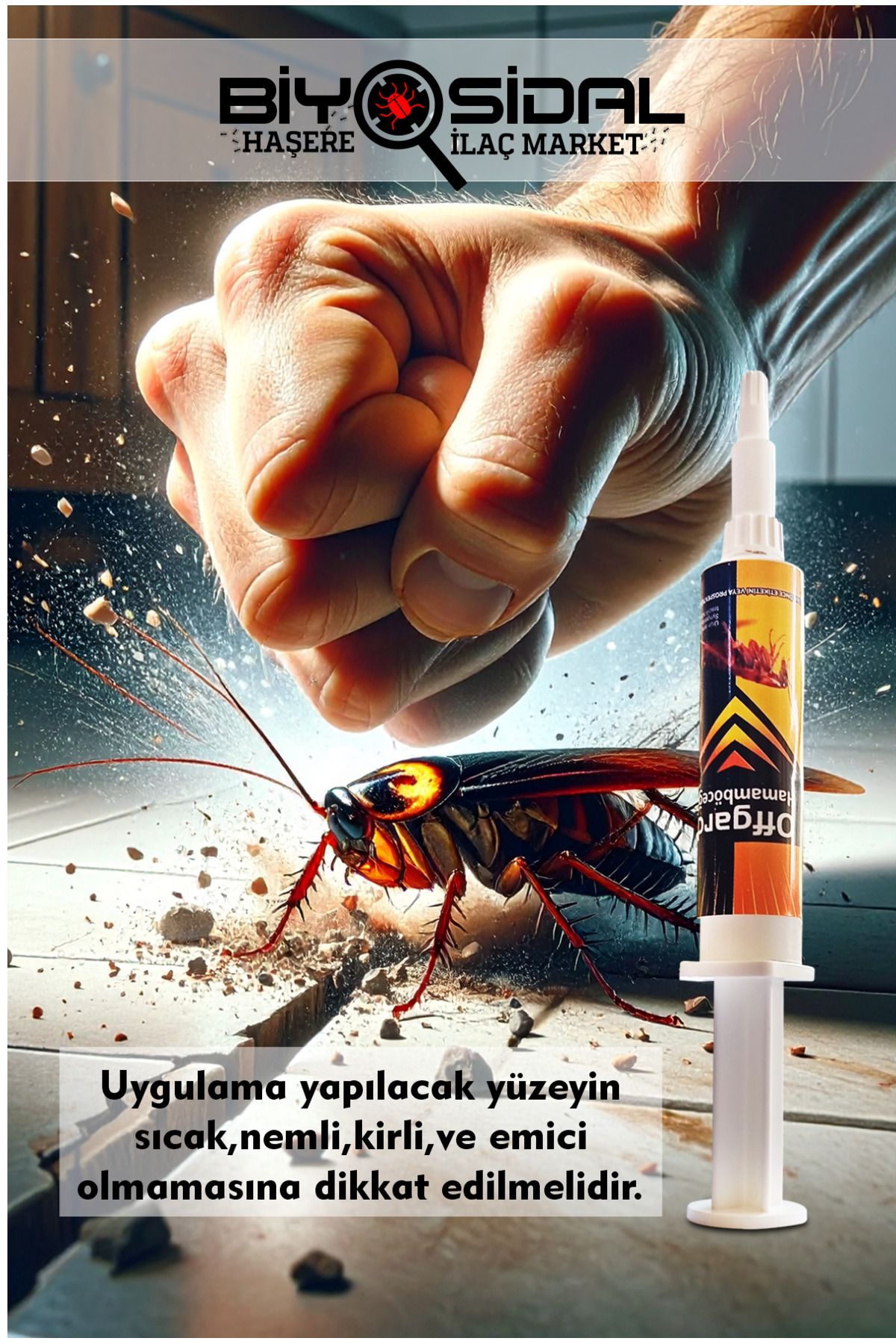 BİYOSİDAL MARKET Offgard Hamamböceği Jeli 5 Gr