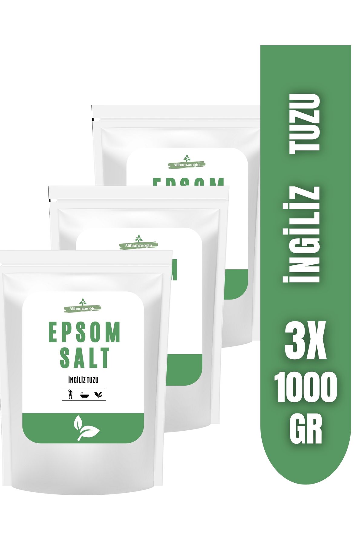 Alihamzaoğlu Epsom Salt İngiliz Tuzu 3000 Gr