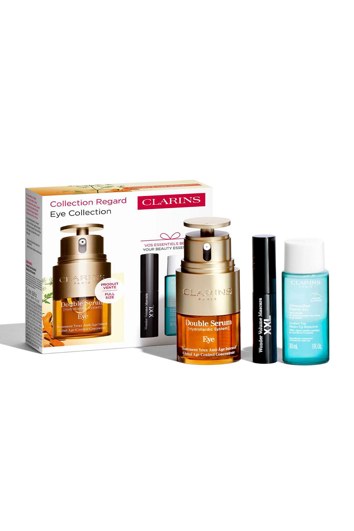 Clarins Göz Çevresi Bakım Seti (Double Serum Eye + Wonder Wolume XXL Mascara)