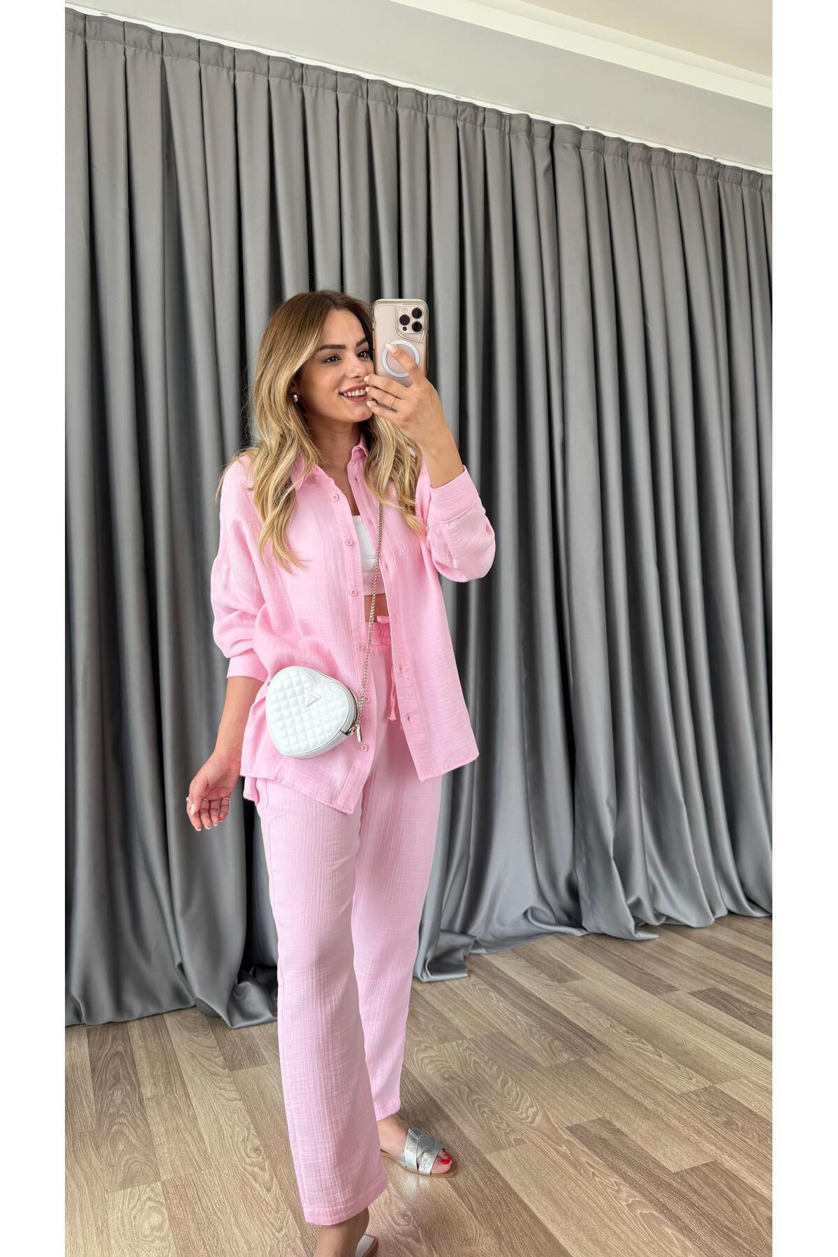 pelin yıldız butik Freya Pantolon Gömlek Takım