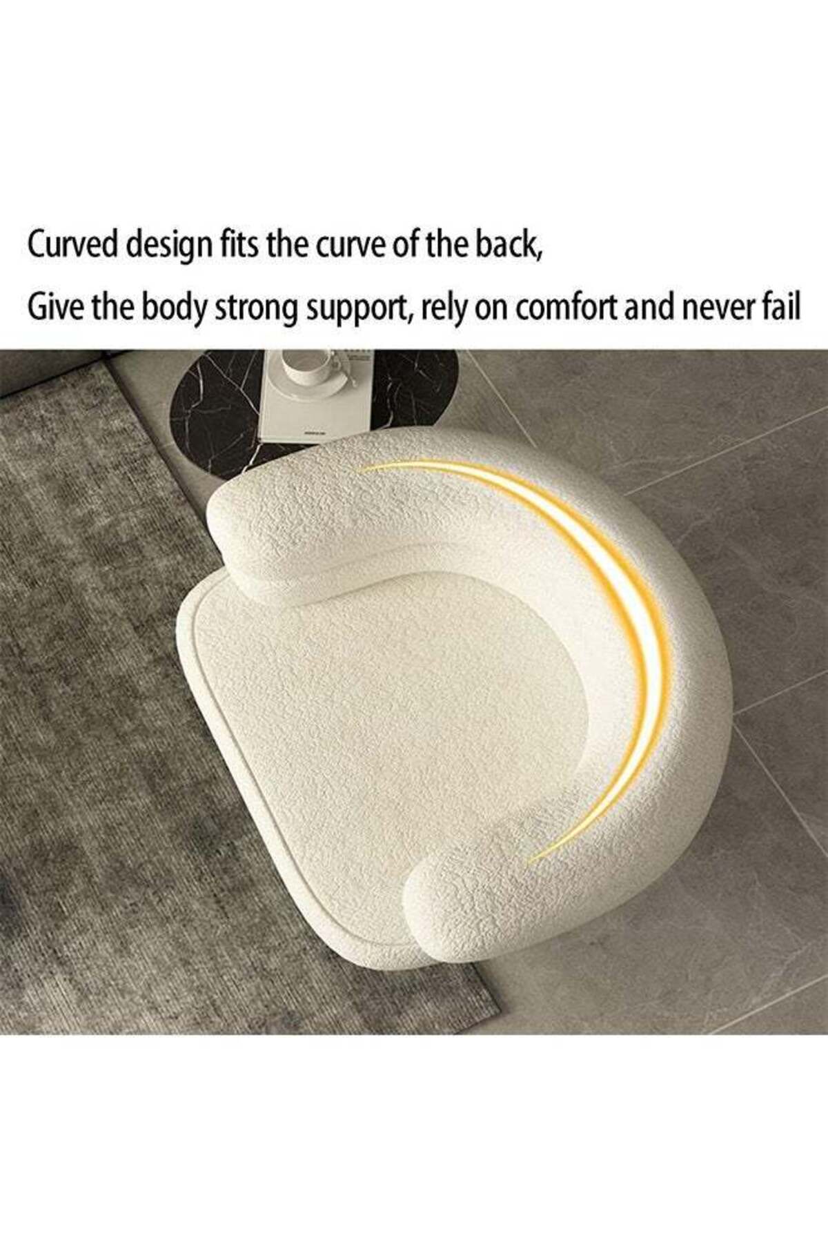 كرسي خشب فاخر أبيض أنيق