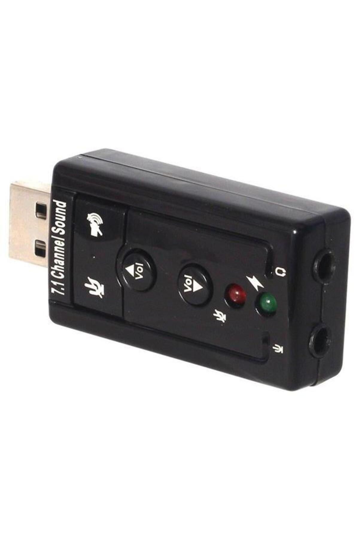 Modafiks Powermaster 7.1 Ch USB 2.0 Ses Kartı PM-18063