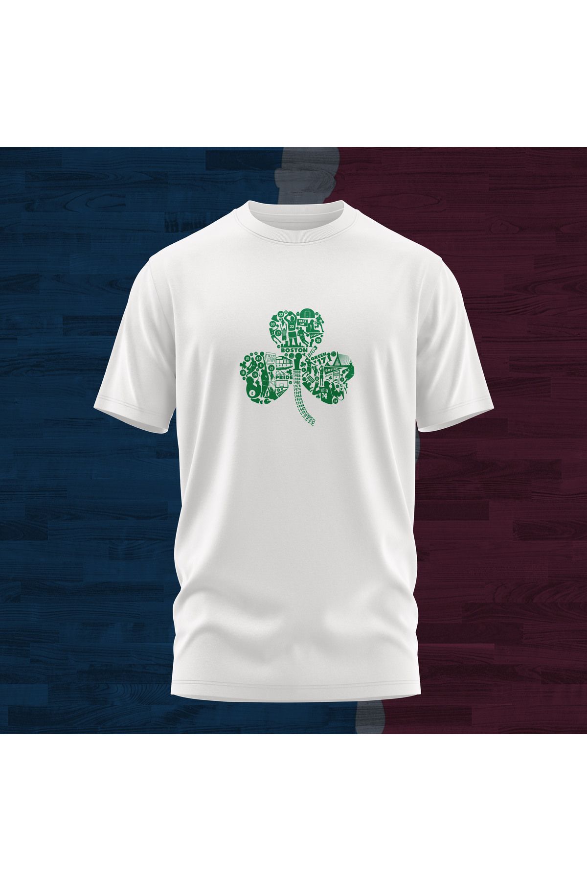 Scudetto T-Shirt Celtıc Hıstory Clovers Unısex Tişört
