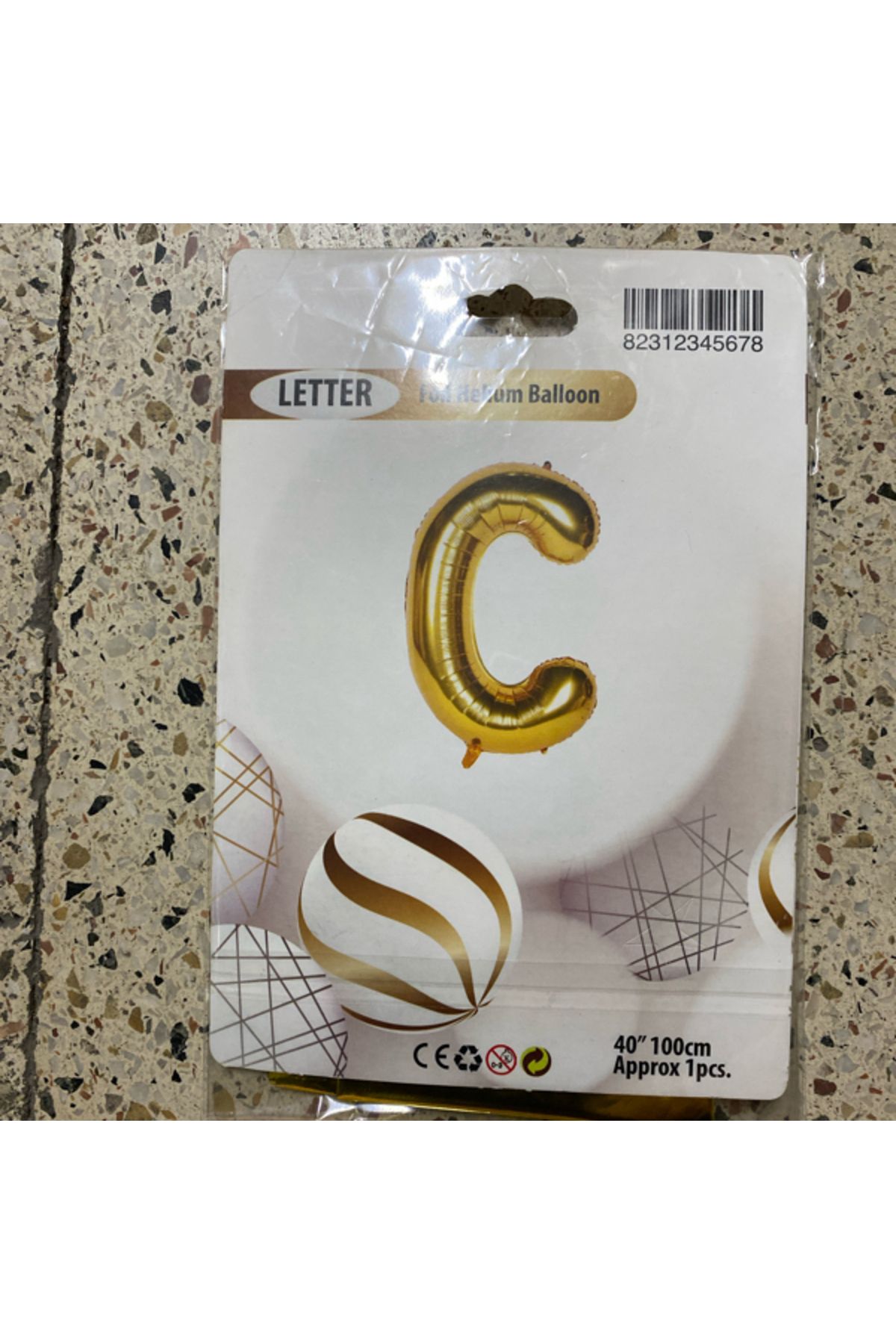 Ta-Fu Global C - GOLD HELYUM BALON