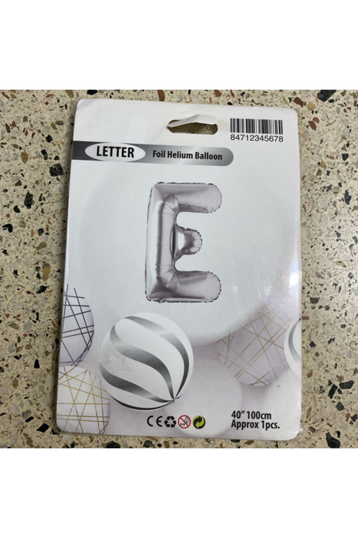 Ta-Fu Global E - GÜMÜŞ HELYUM BALON
