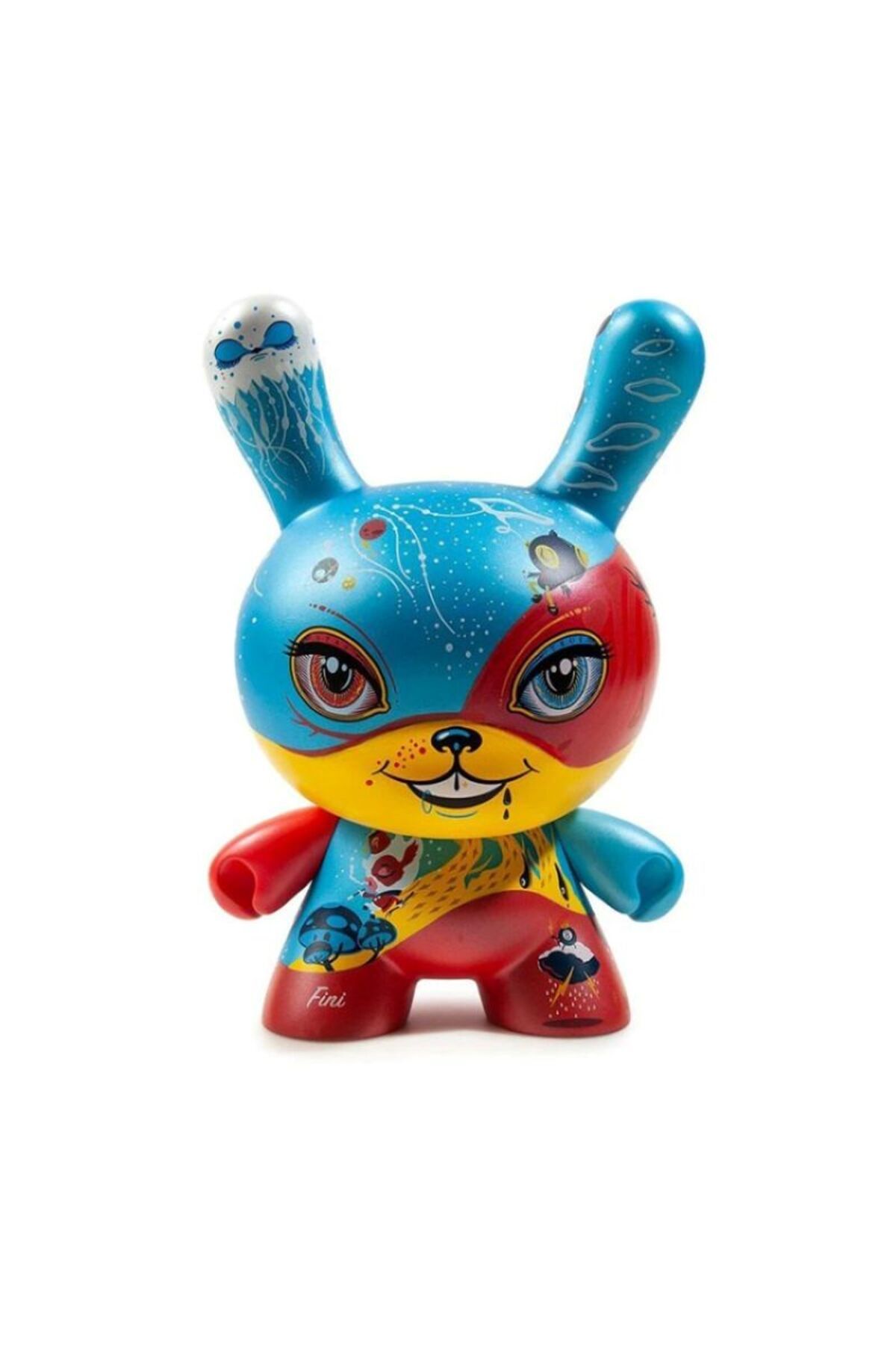 Kidrobot Good 4 Nothing 8 Dunny Bright Red/Blue Figür 64 Colors