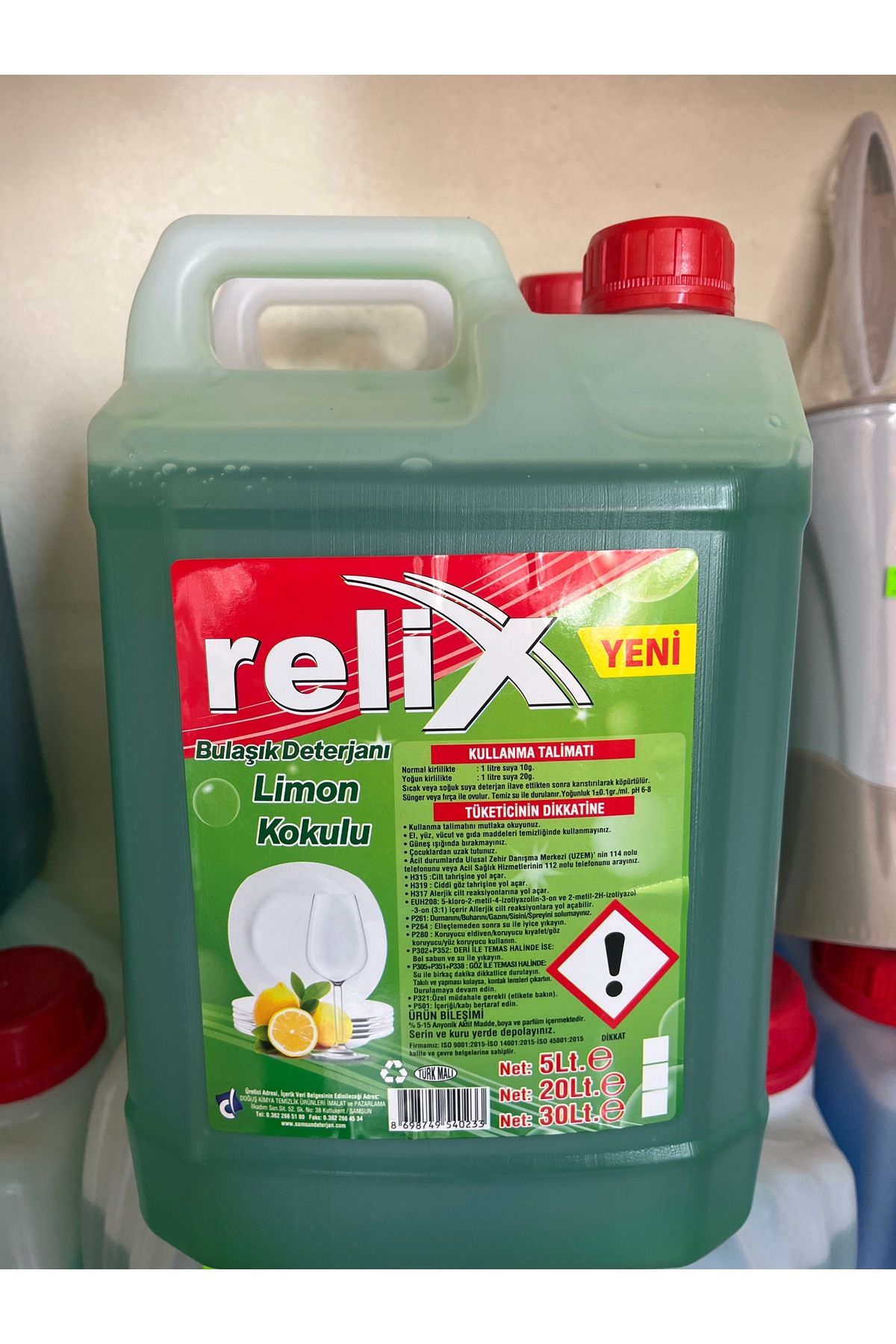 RELIX Bulaşık Deterjanı 5kg