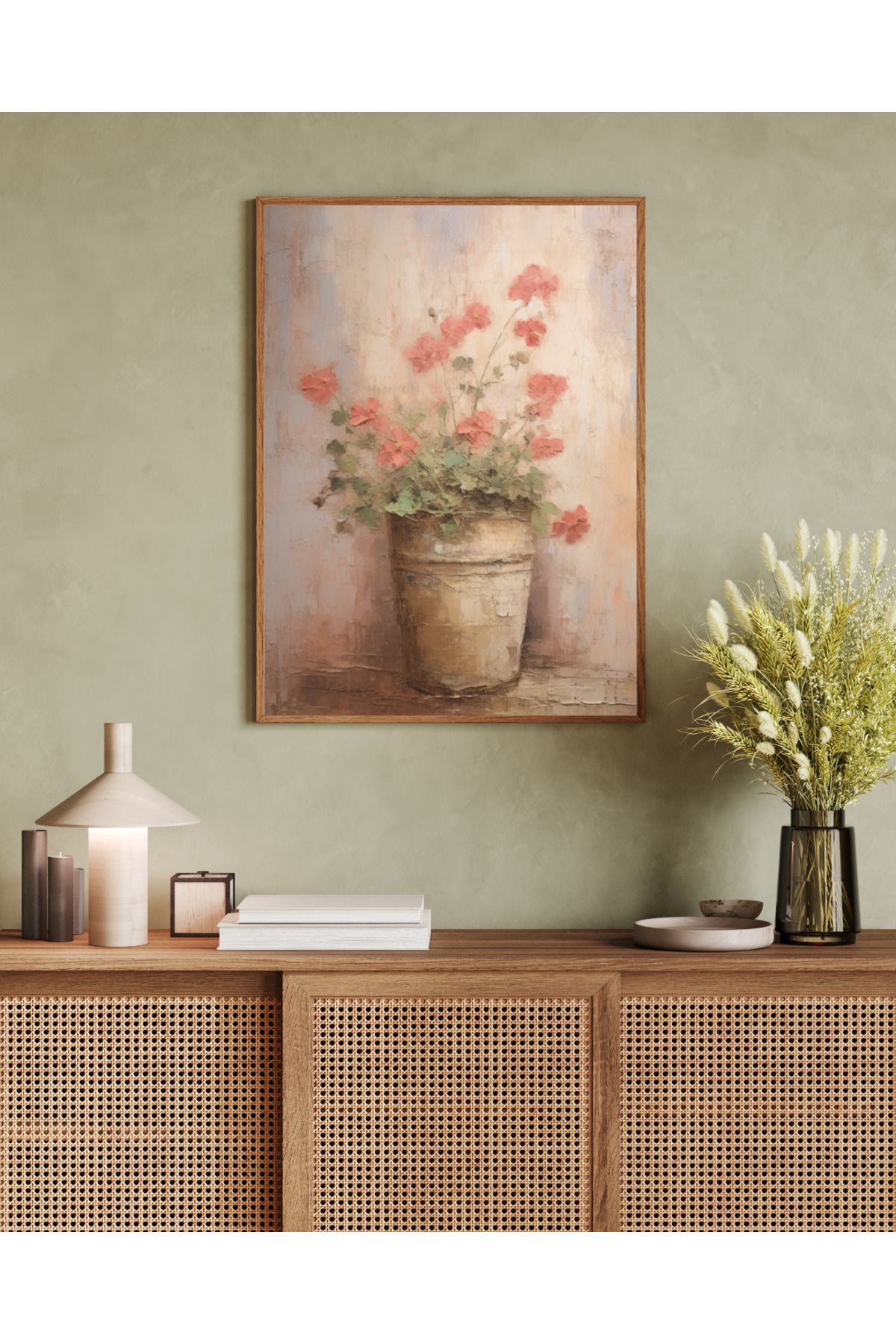 woodhomeworks tek parça salon ofis dekor tablo