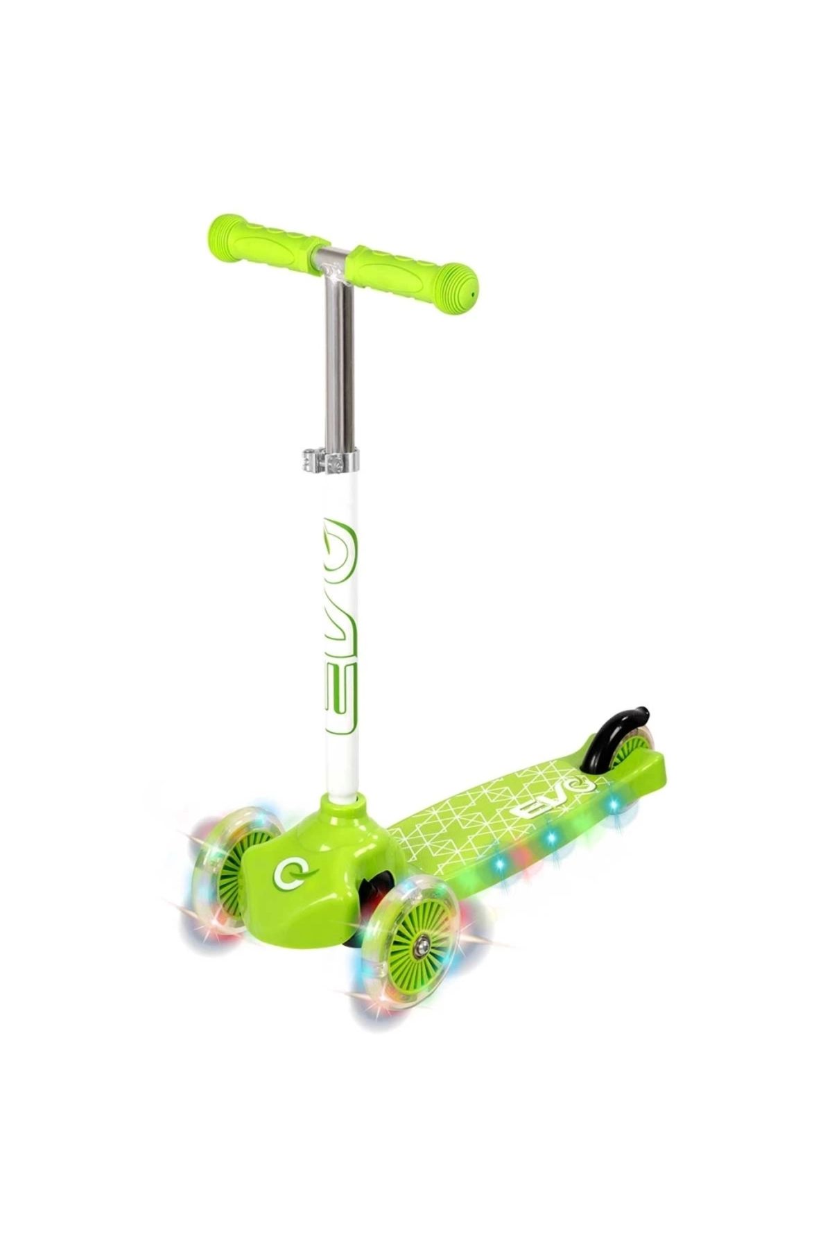 OurStyles Evo 3 Tekerlekli Move'n Groove Işıklı Yeşil Scooter