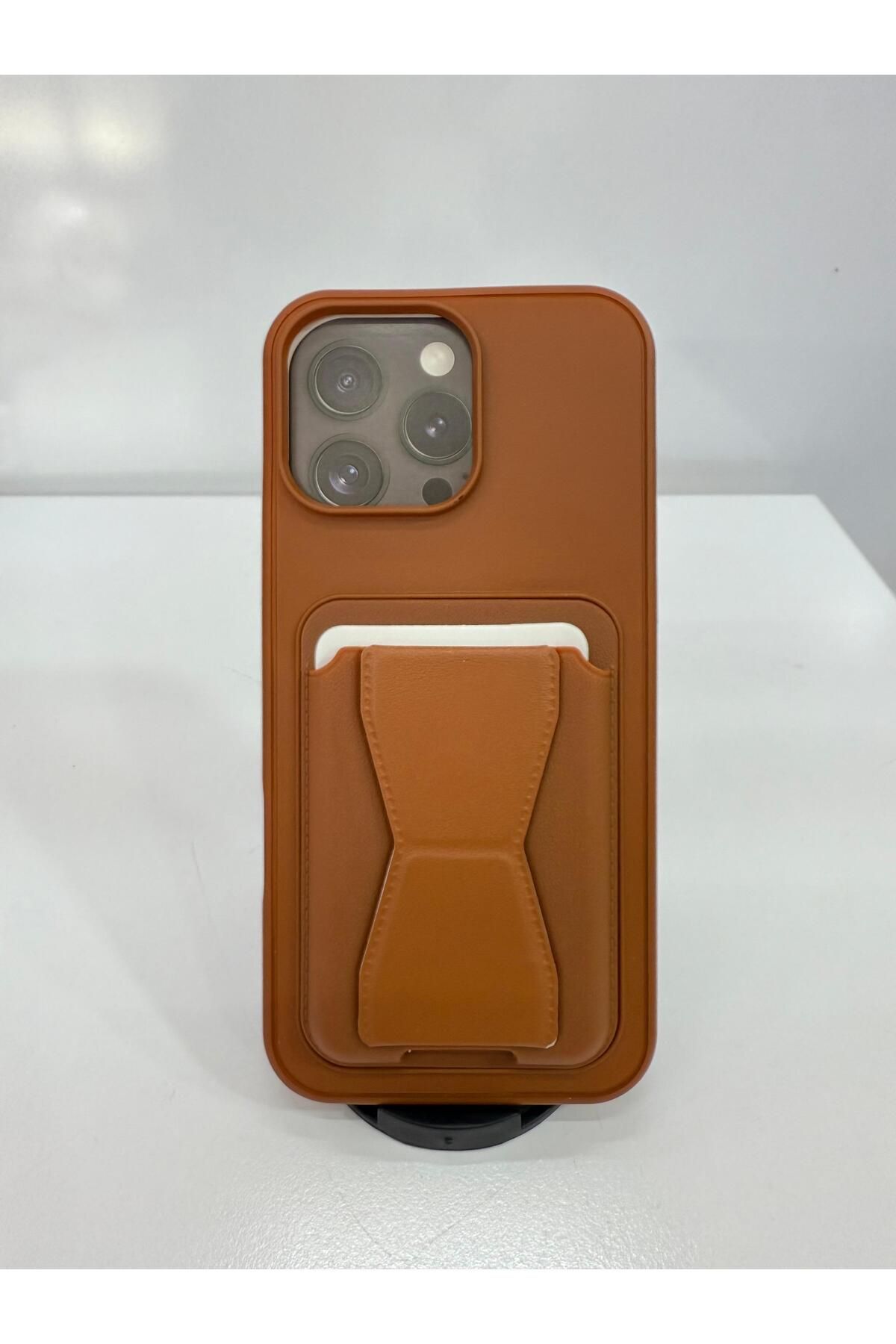 İnci İphone 16 pro max cüzdanlı deri kılıf